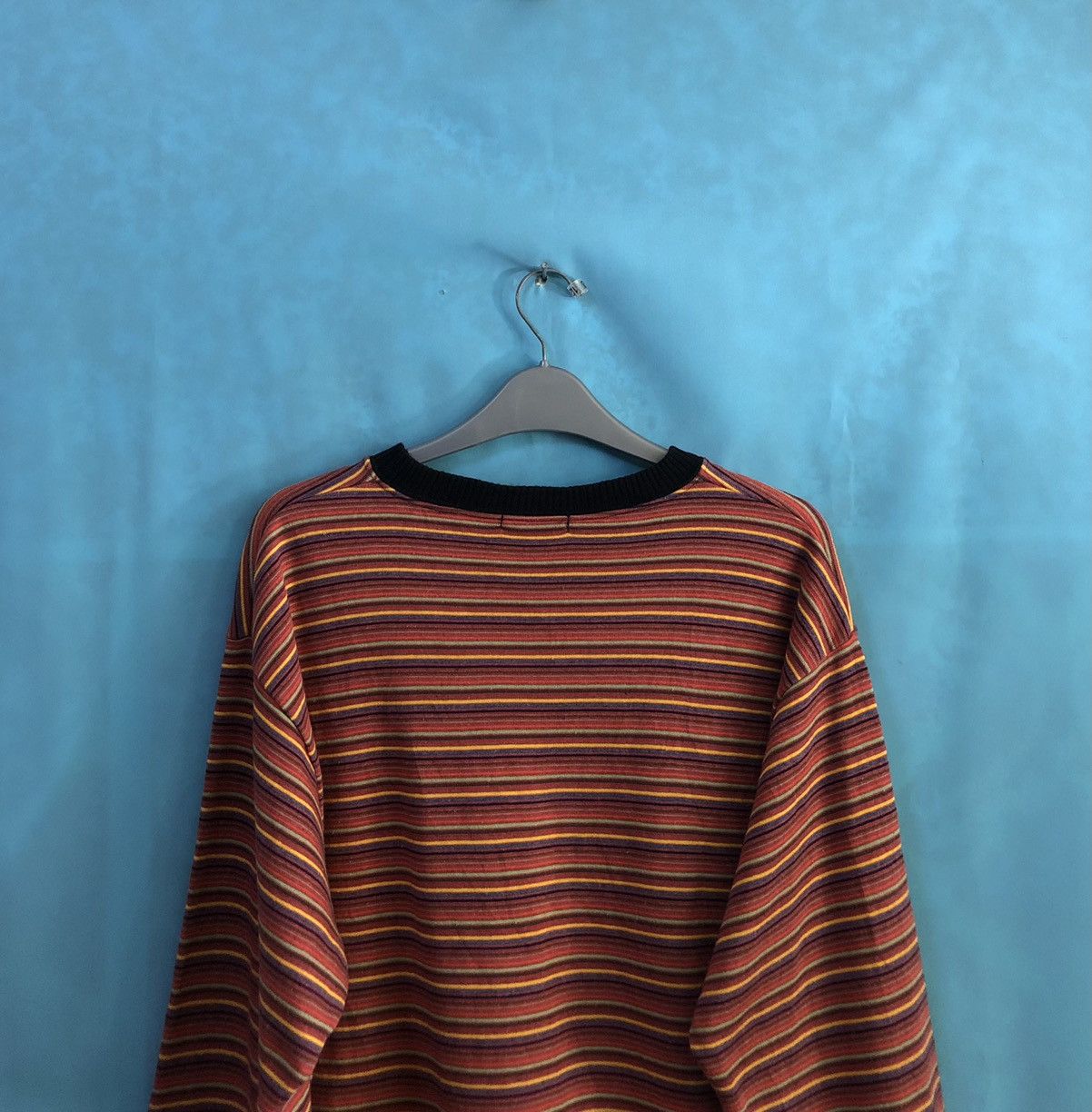 Japanese Brand acoustic striped wool #A1 Size US M / EU 48-50 / 2 - 4 Thumbnail