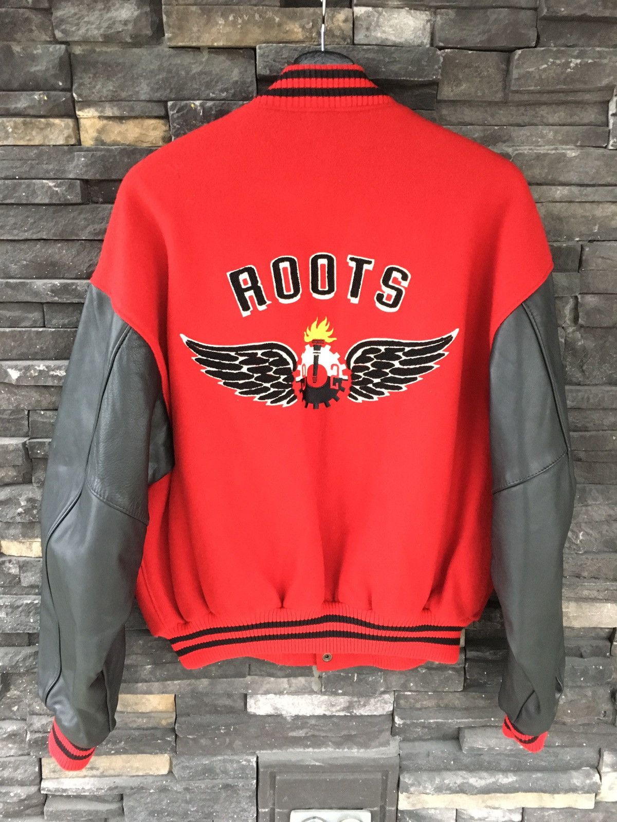 Vintage Vintage Roots Made in Canada Olympic Varsity jacket | Grailed