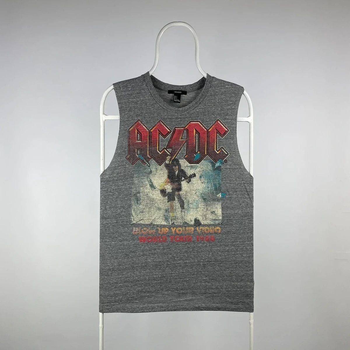 Band Tees Ac/dc tank top rock band Tshirt 1988 size small Grailed