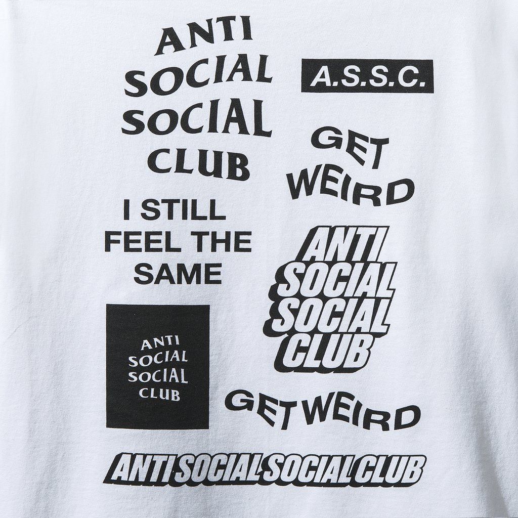 Anti Social Social Club DS ASSC Black Logo Bukake White Hoodie in hand CPFM BAPE Size US M / EU 48-50 / 2 - 3 Thumbnail