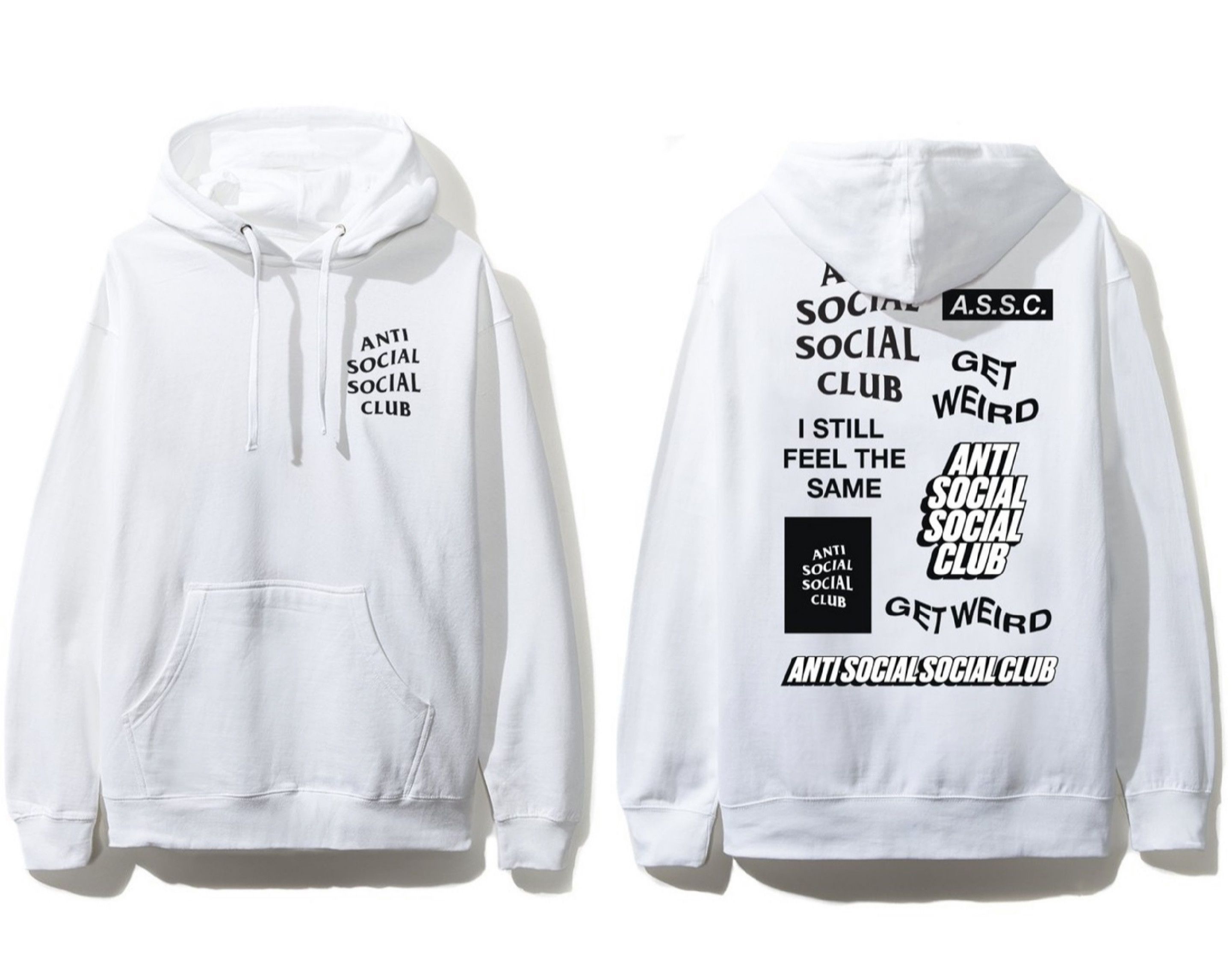 Anti social social club get weird hoodie online