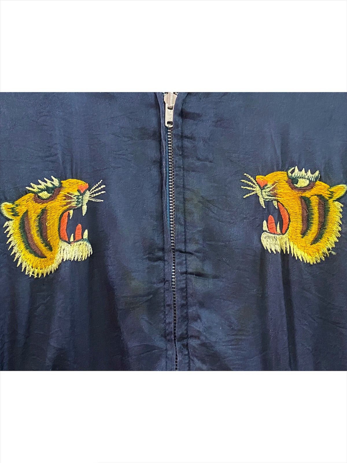 Japanese Brand × Vintage Vintage Sukajan Eagle X Tiger Reversible Souvenir Jacket Size US M / EU 48-50 / 2 - 13 Thumbnail