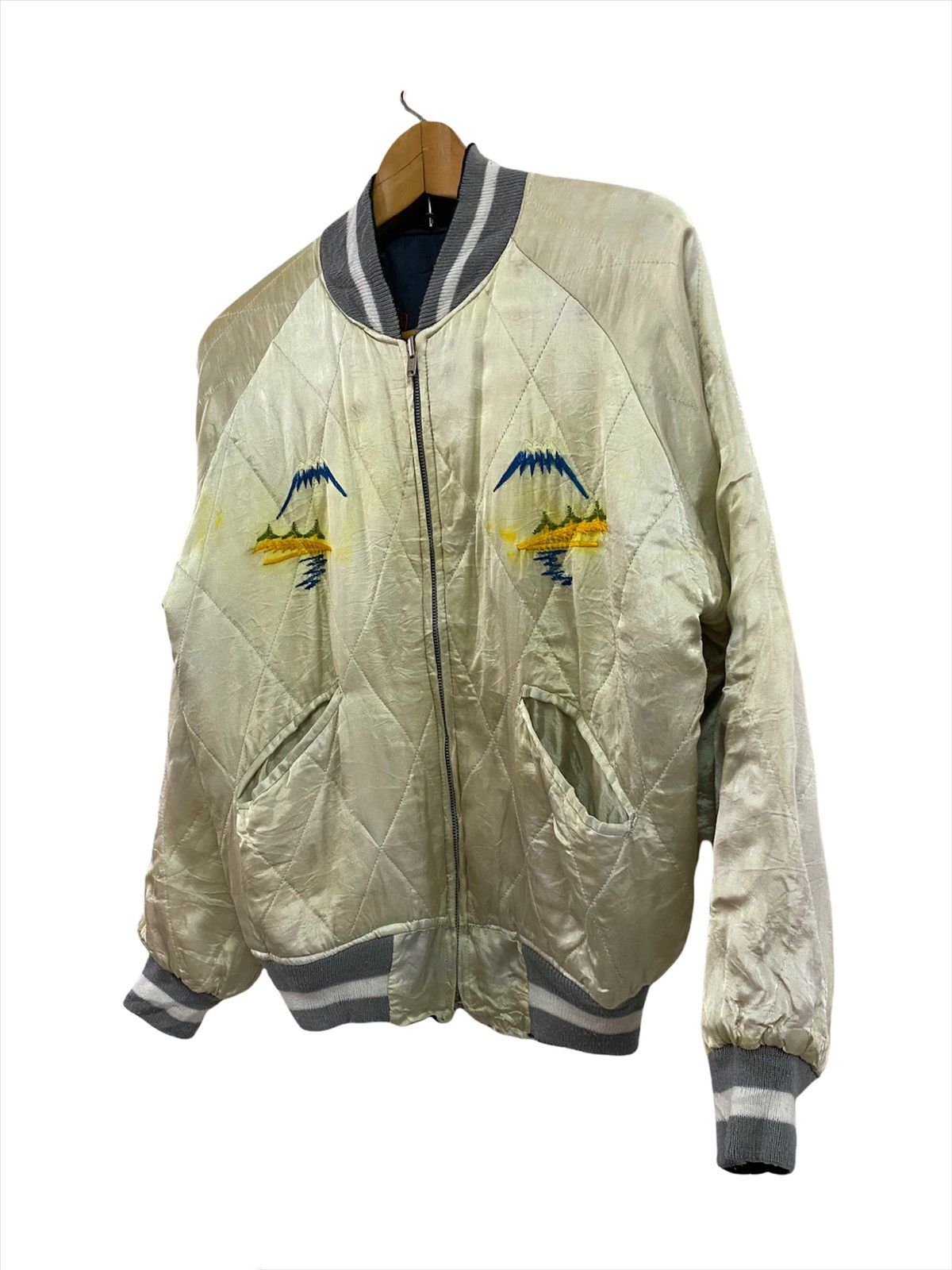 Japanese Brand × Vintage Vintage Sukajan Eagle X Tiger Reversible Souvenir Jacket Size US M / EU 48-50 / 2 - 10 Thumbnail