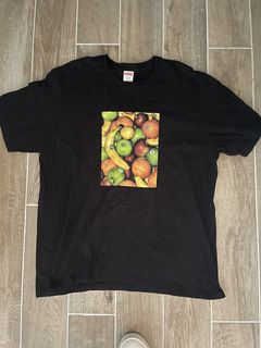 Supreme fruit hot sale tee black