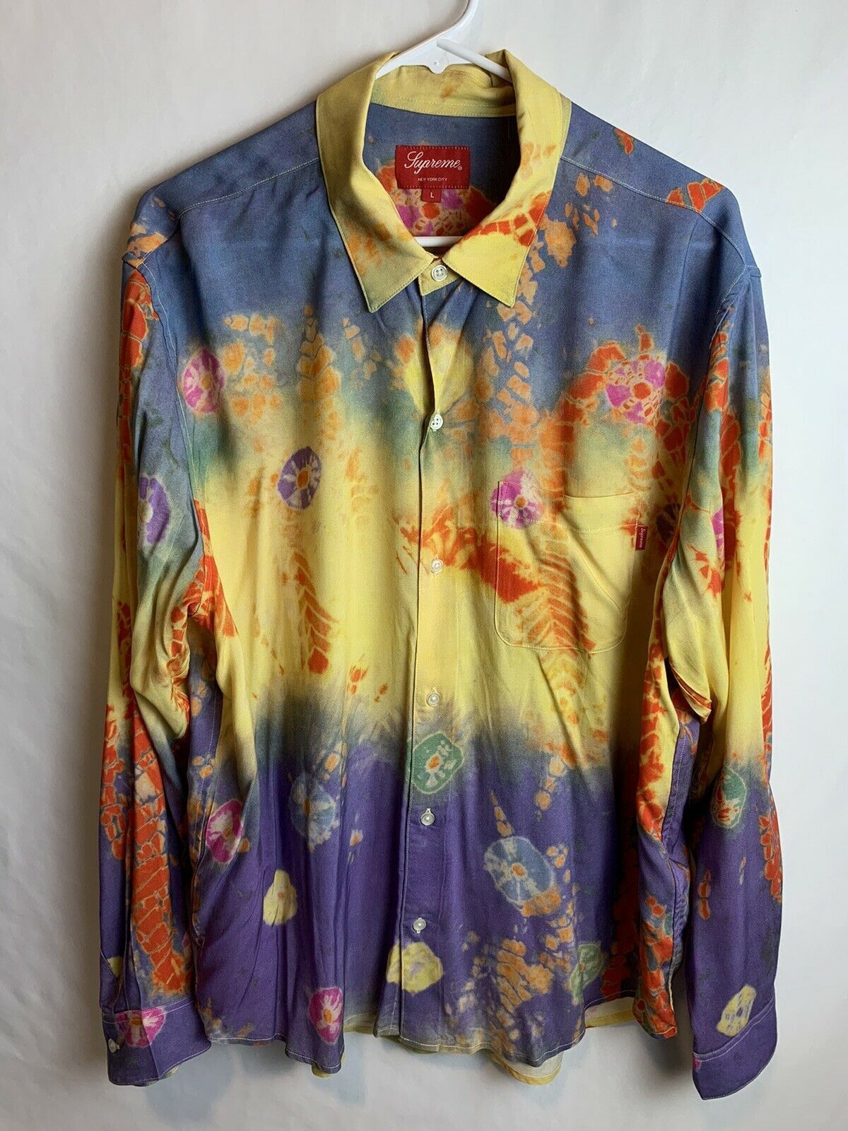 Supreme Batik Print Rayon Shirt | Grailed