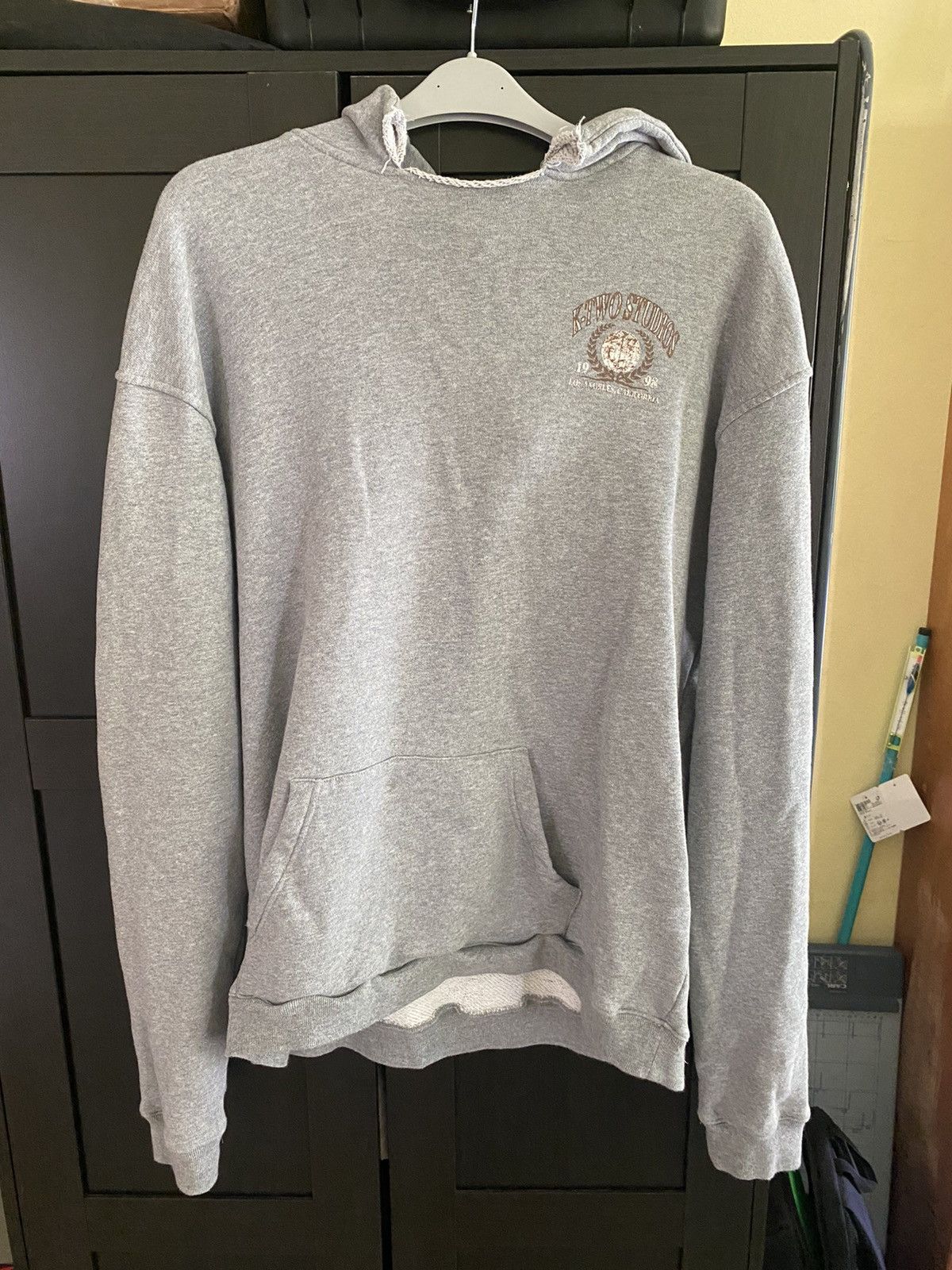 Vintage Ktwo studios grey hoodie Grailed