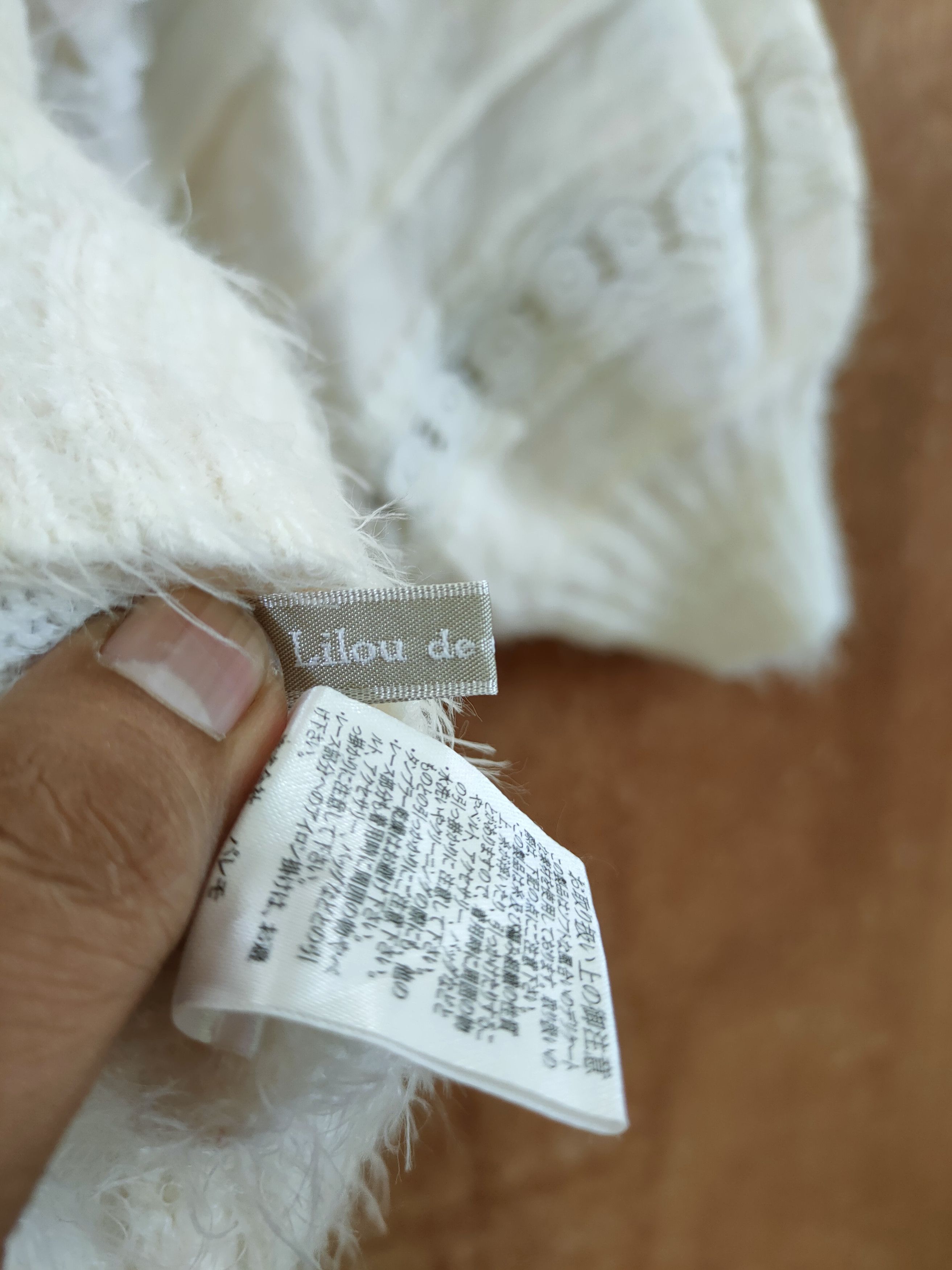 Aran Crafts DL Lilou de mohair soft fur shaggy knitwear japan #46-520 Size US M / EU 48-50 / 2 - 9 Thumbnail