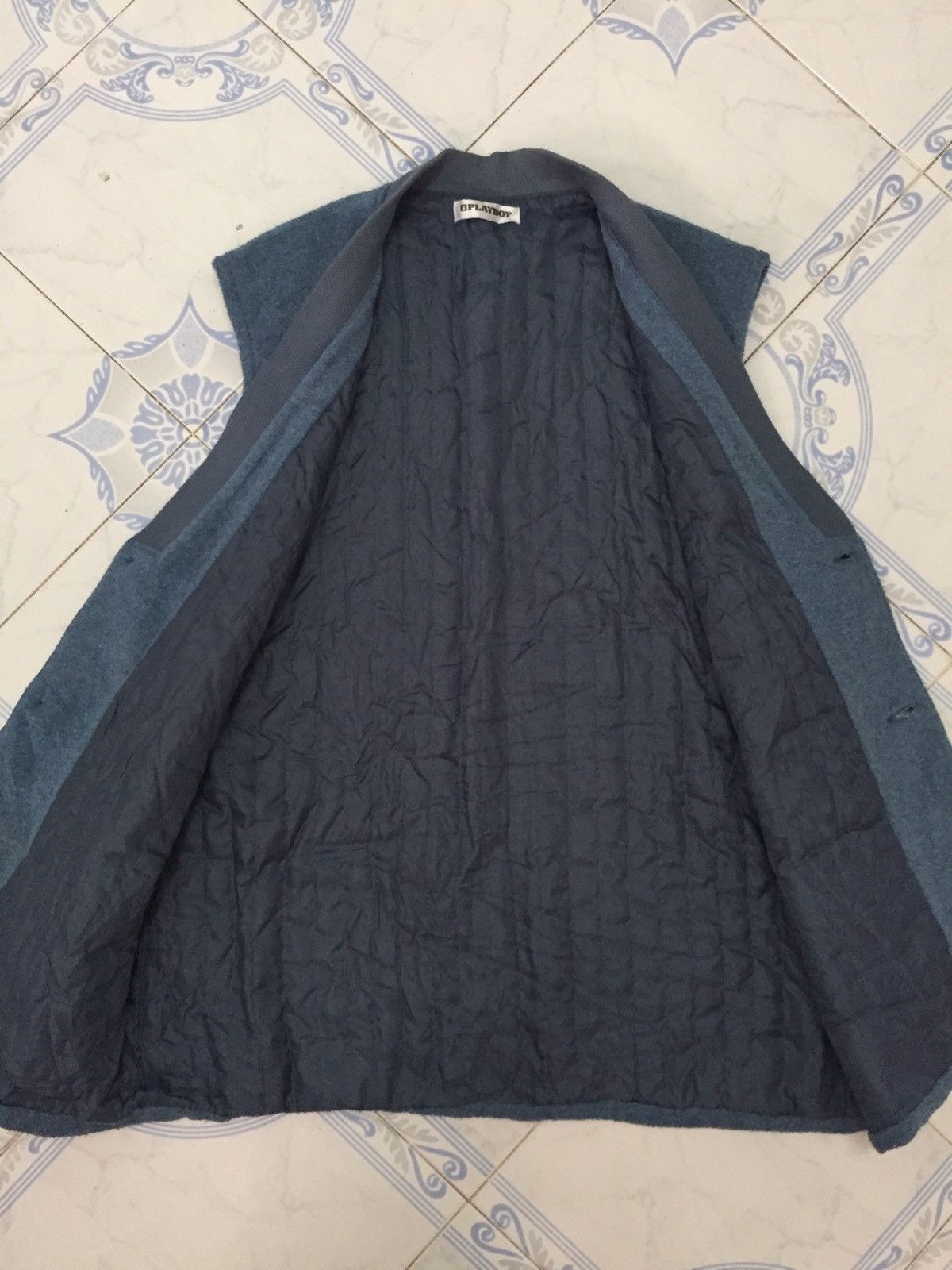 Playboy Playboy Sleeveles Cardigan/Vest Size US L / EU 52-54 / 3 - 13 Thumbnail