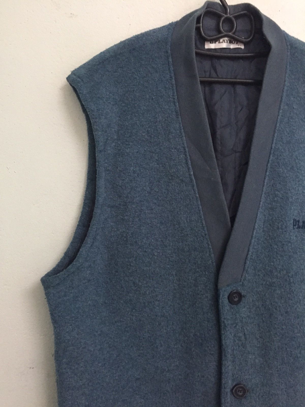 Playboy Playboy Sleeveles Cardigan/Vest Size US L / EU 52-54 / 3 - 6 Thumbnail