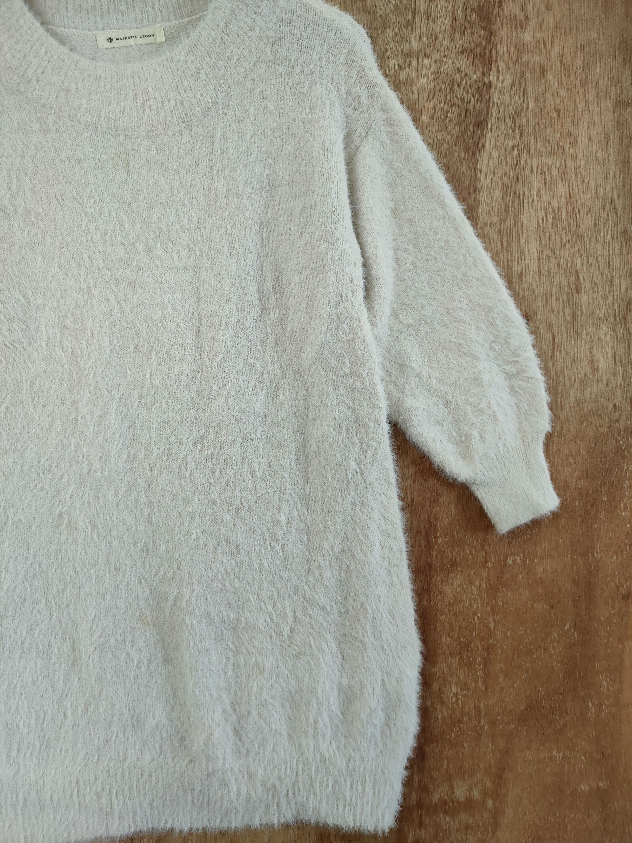 Homespun Knitwear D Majestic Legeon fur mohair shaggy japan knitwear #46-515 Size US M / EU 48-50 / 2 - 3 Thumbnail