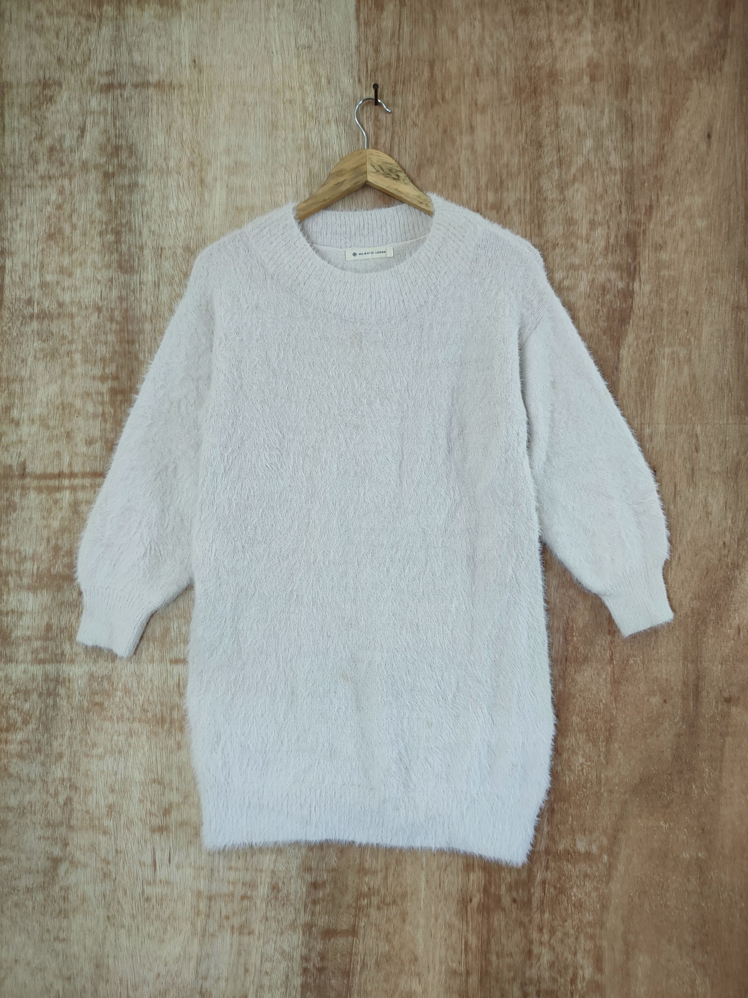 Homespun Knitwear D Majestic Legeon fur mohair shaggy japan knitwear #46-515 Size US M / EU 48-50 / 2 - 1 Thumbnail