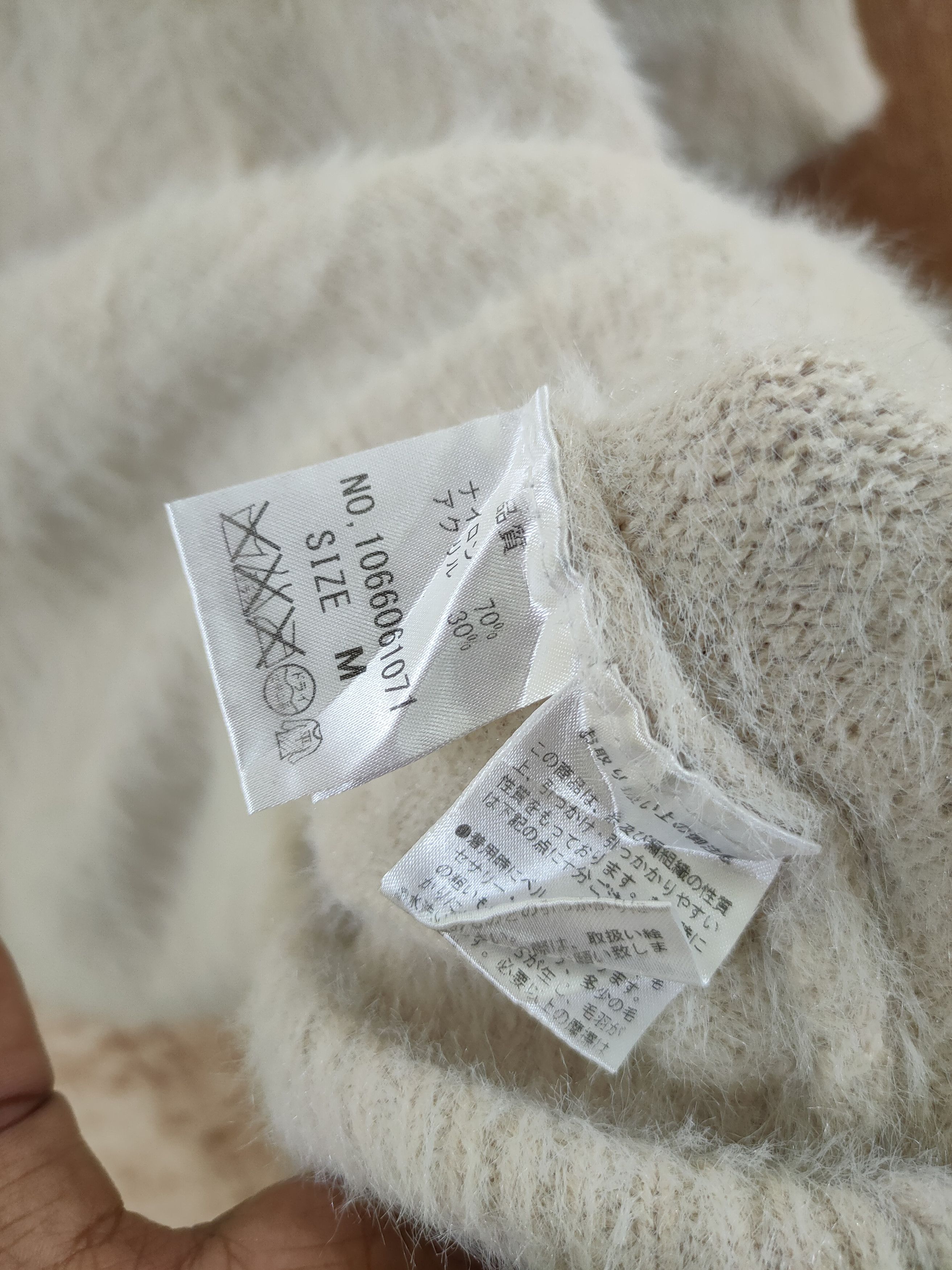 Homespun Knitwear D Majestic Legeon fur mohair shaggy japan knitwear #46-515 Size US M / EU 48-50 / 2 - 8 Thumbnail