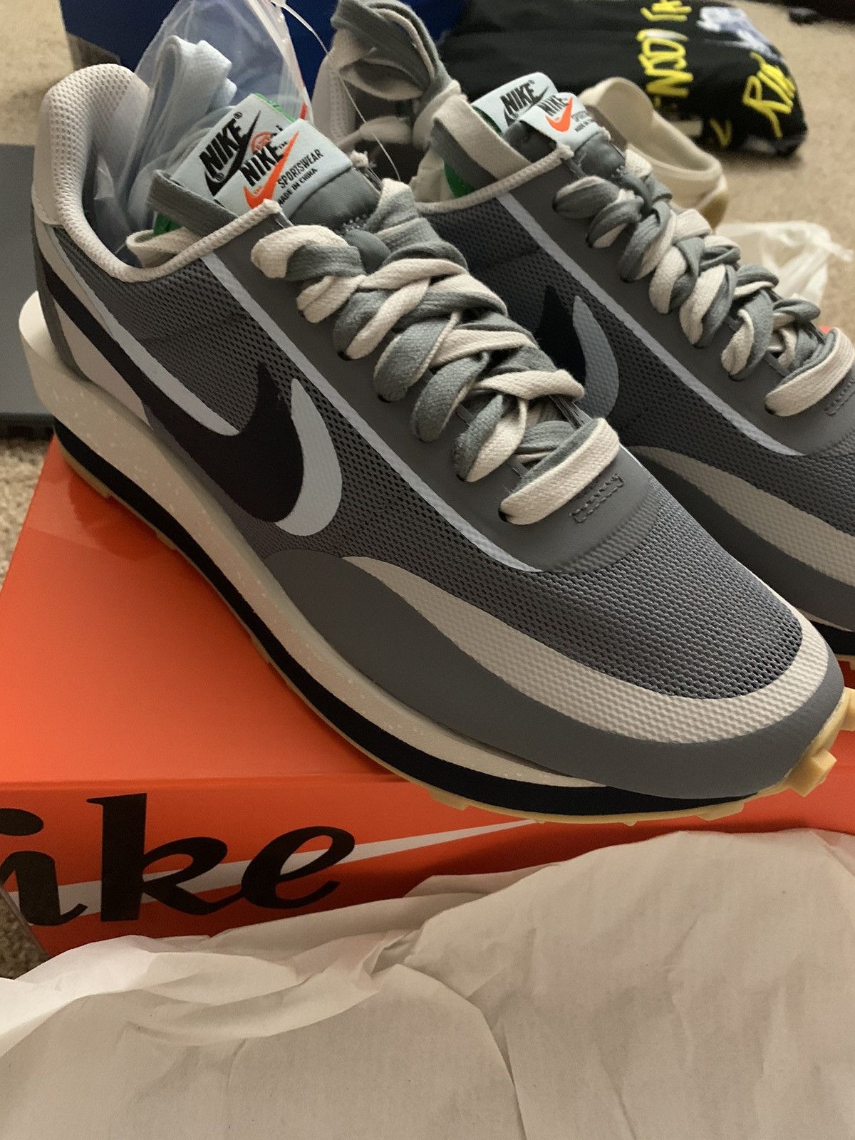 Nike Sacai Waffle Fragment | Grailed