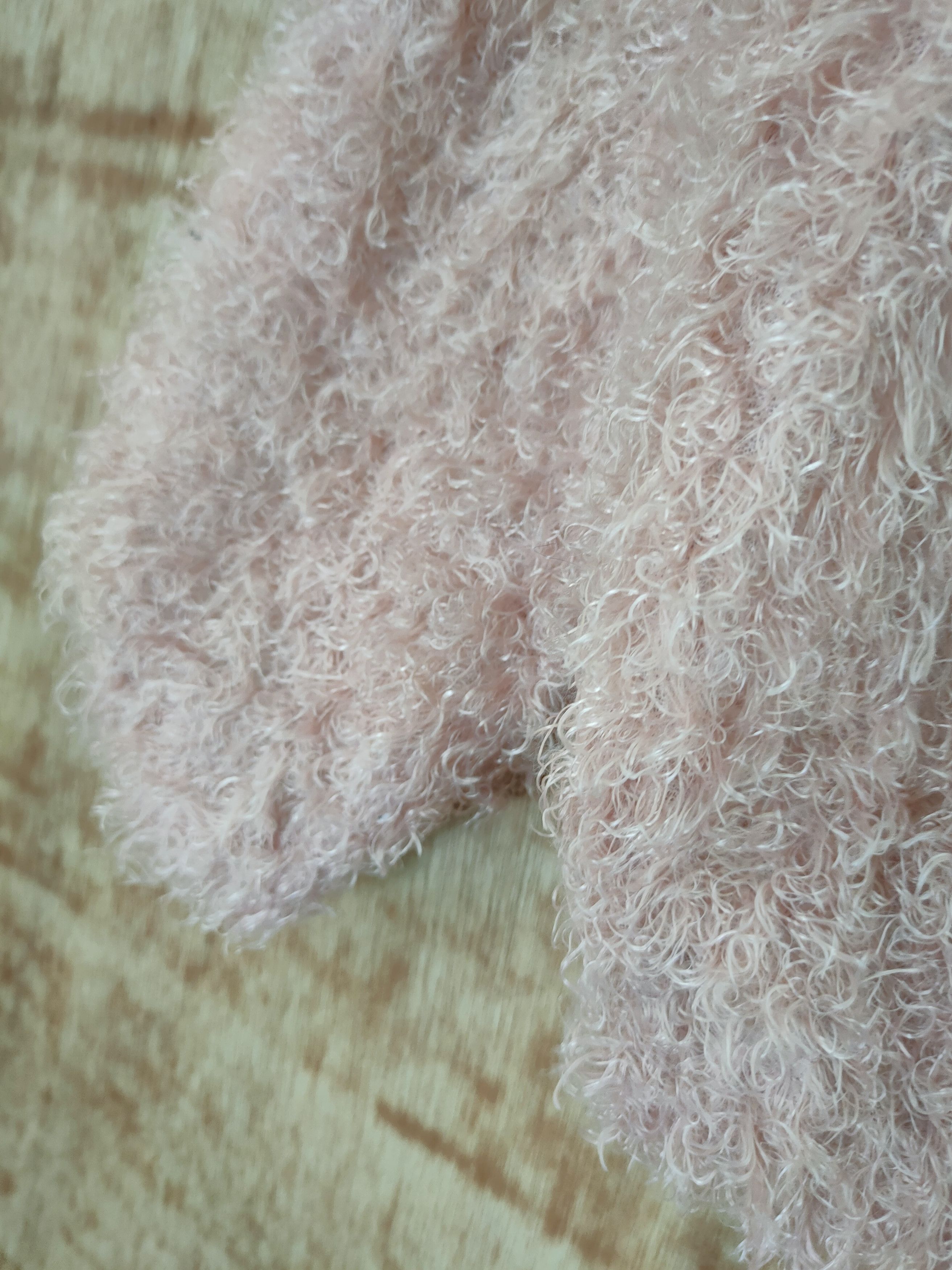 Homespun Knitwear D Vis Mohair Soft Fur shaggy knitwear winter pink #46-512 Size S / US 4 / IT 40 - 5 Thumbnail