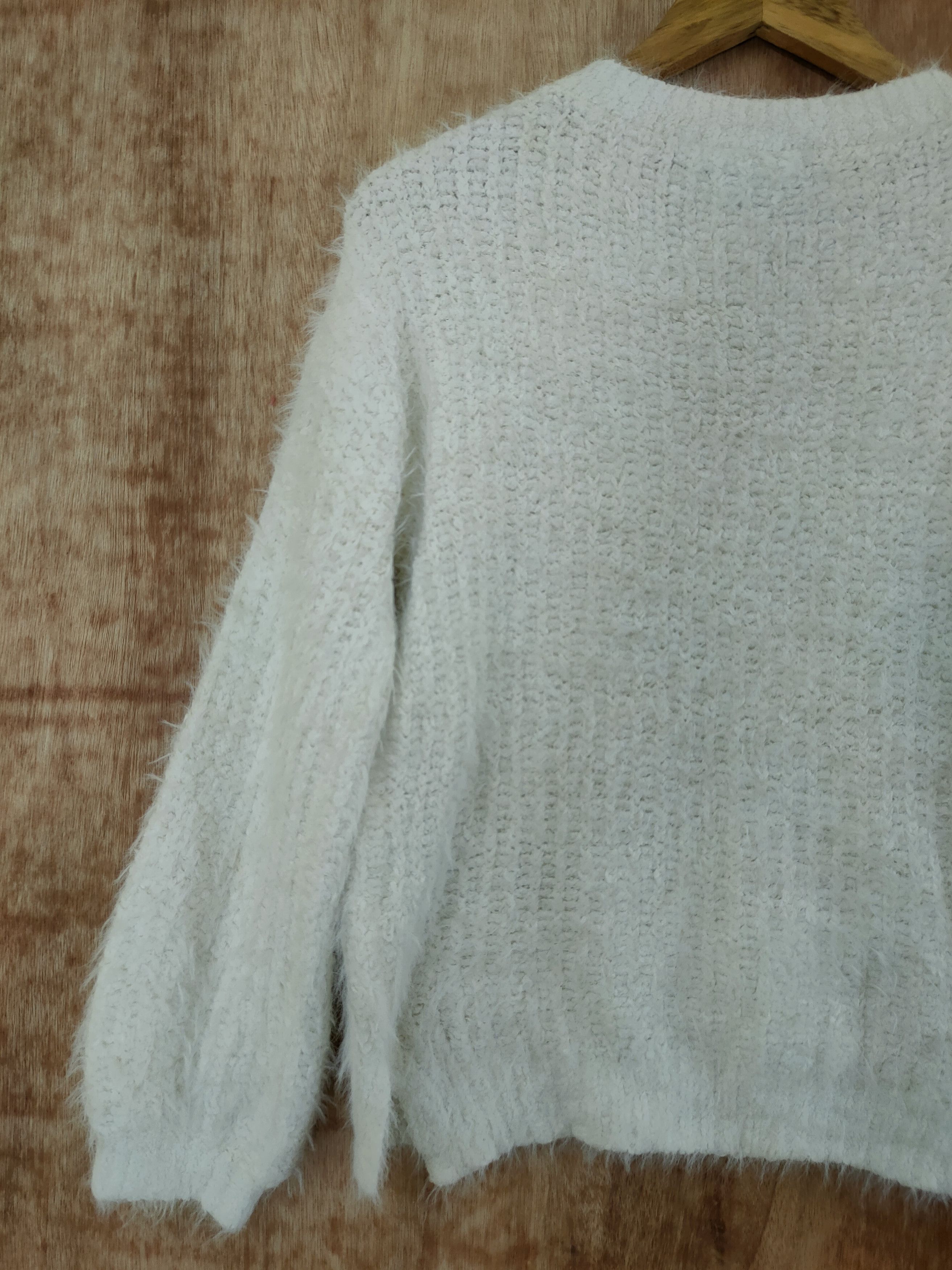 Homespun Knitwear DLL Ozoc mohair soft fur shaggy knitwear japan #46-550 Size XS / US 0-2 / IT 36-38 - 10 Thumbnail