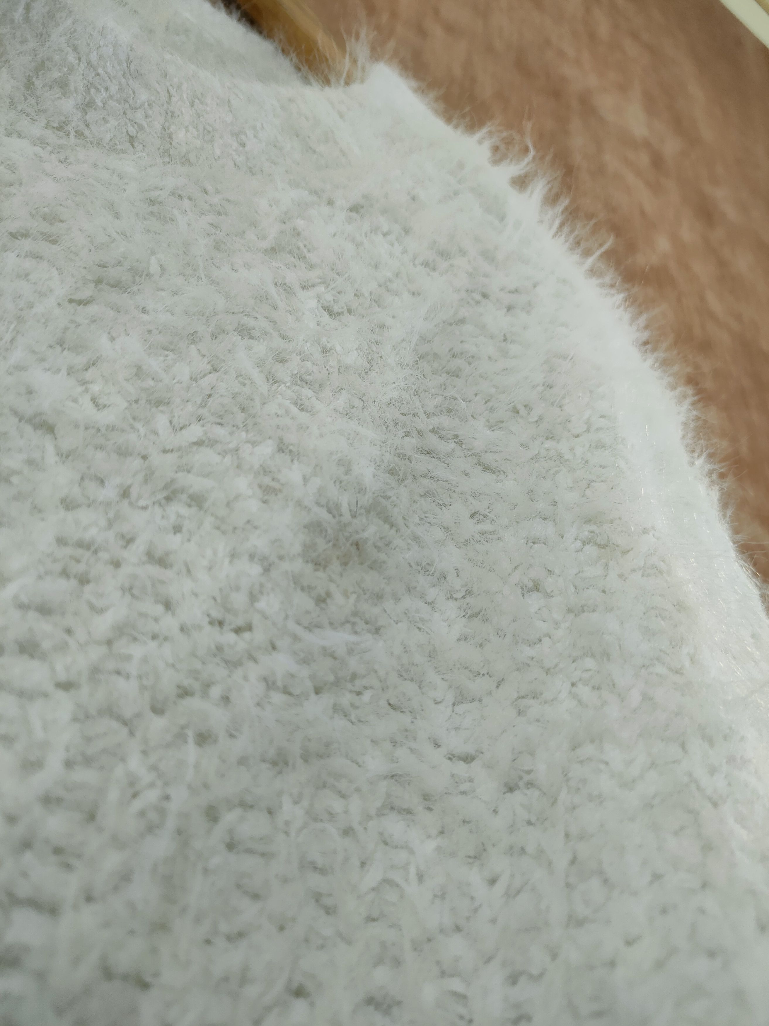 Homespun Knitwear DLL Ozoc mohair soft fur shaggy knitwear japan #46-550 Size XS / US 0-2 / IT 36-38 - 6 Thumbnail