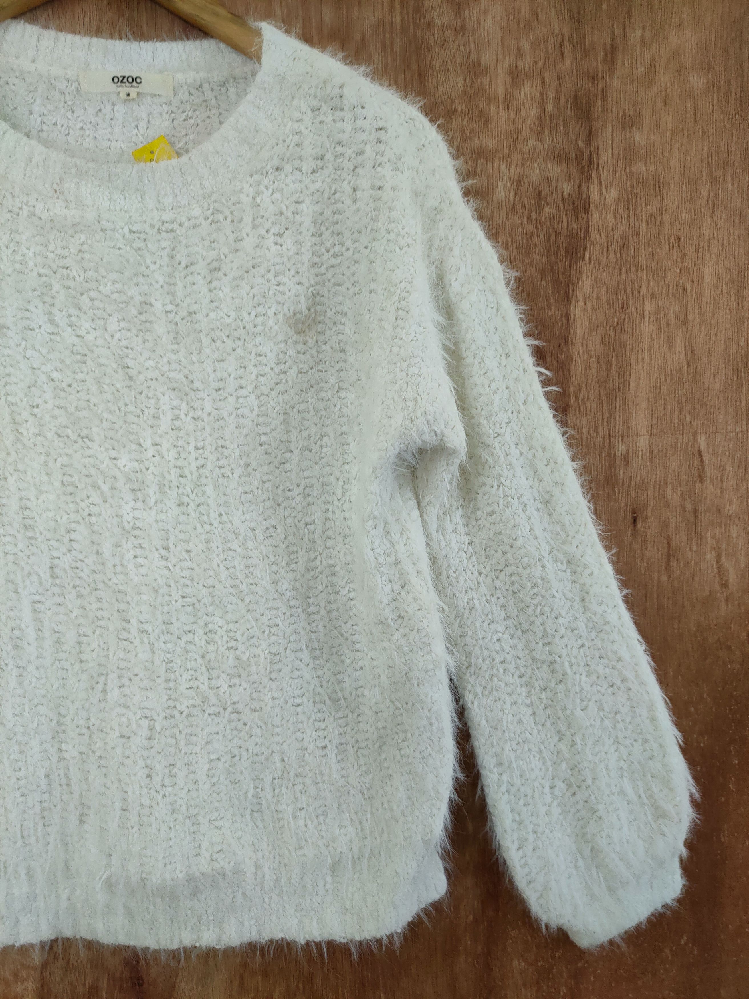 Homespun Knitwear DLL Ozoc mohair soft fur shaggy knitwear japan #46-550 Size XS / US 0-2 / IT 36-38 - 3 Thumbnail