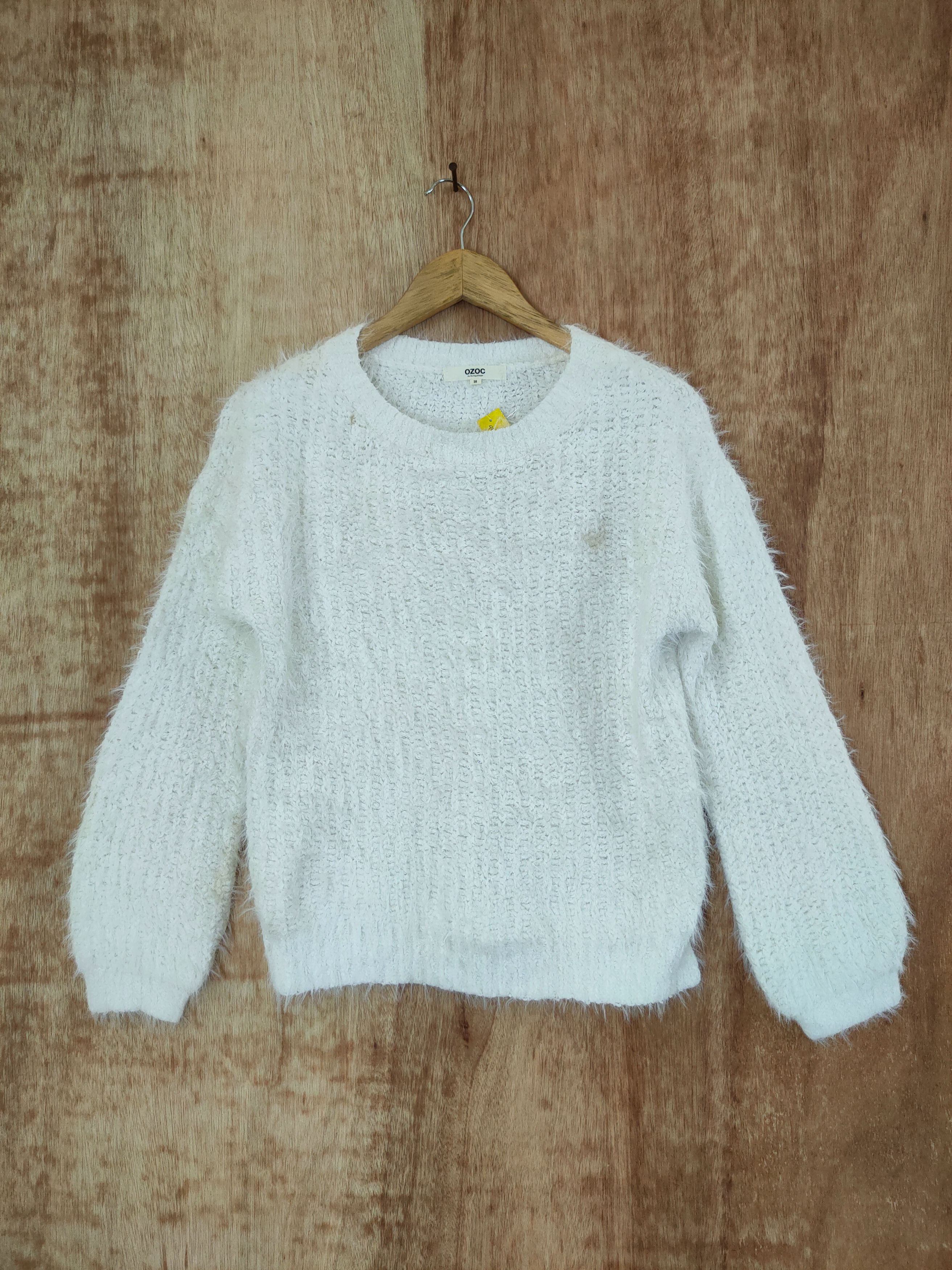 DLL Ozoc mohair soft fur shaggy knitwear japan #46-550