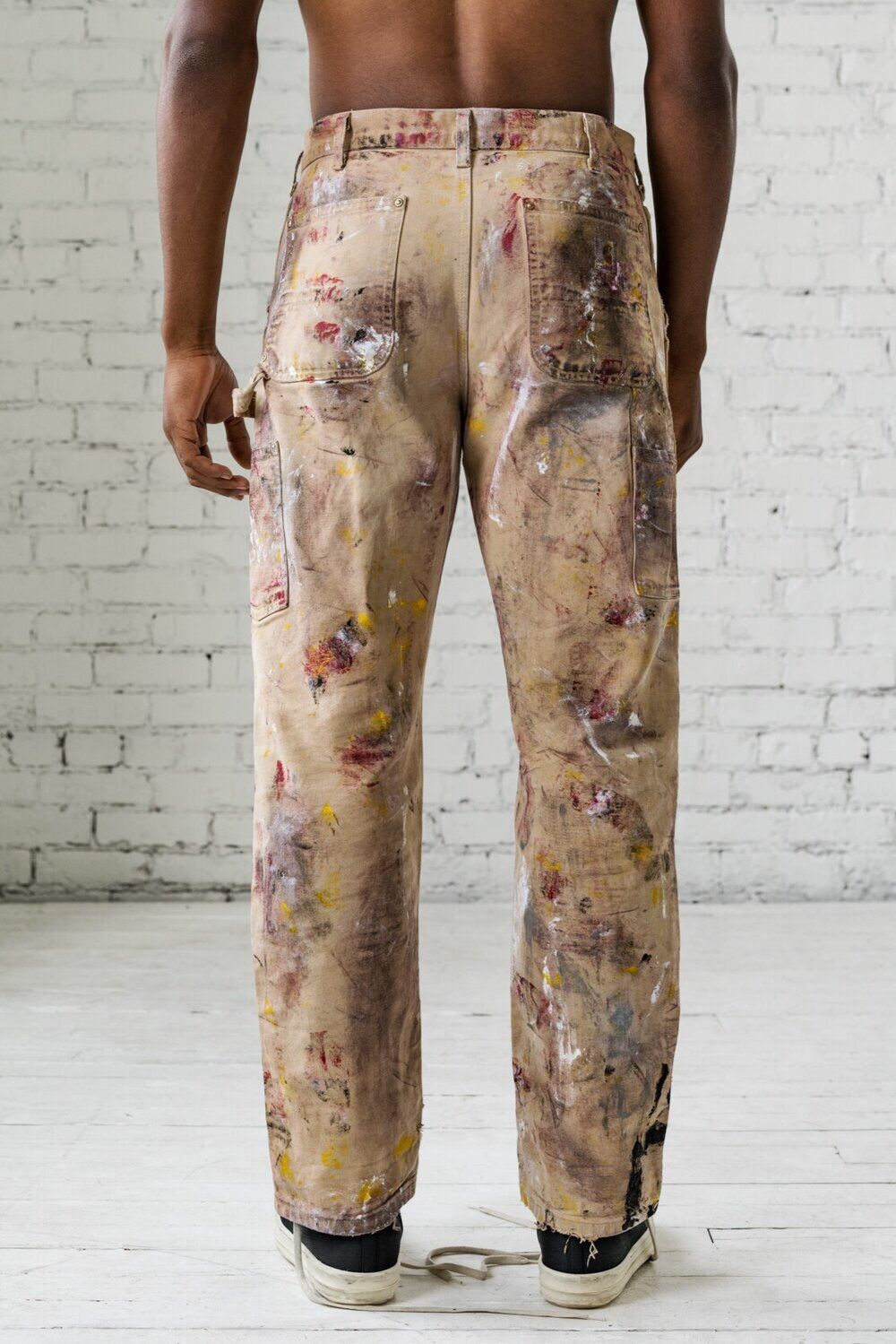 Carhartt Vintage Carhartt Double Knee Painted Carpenter Pants Size US 33 - 10 Thumbnail