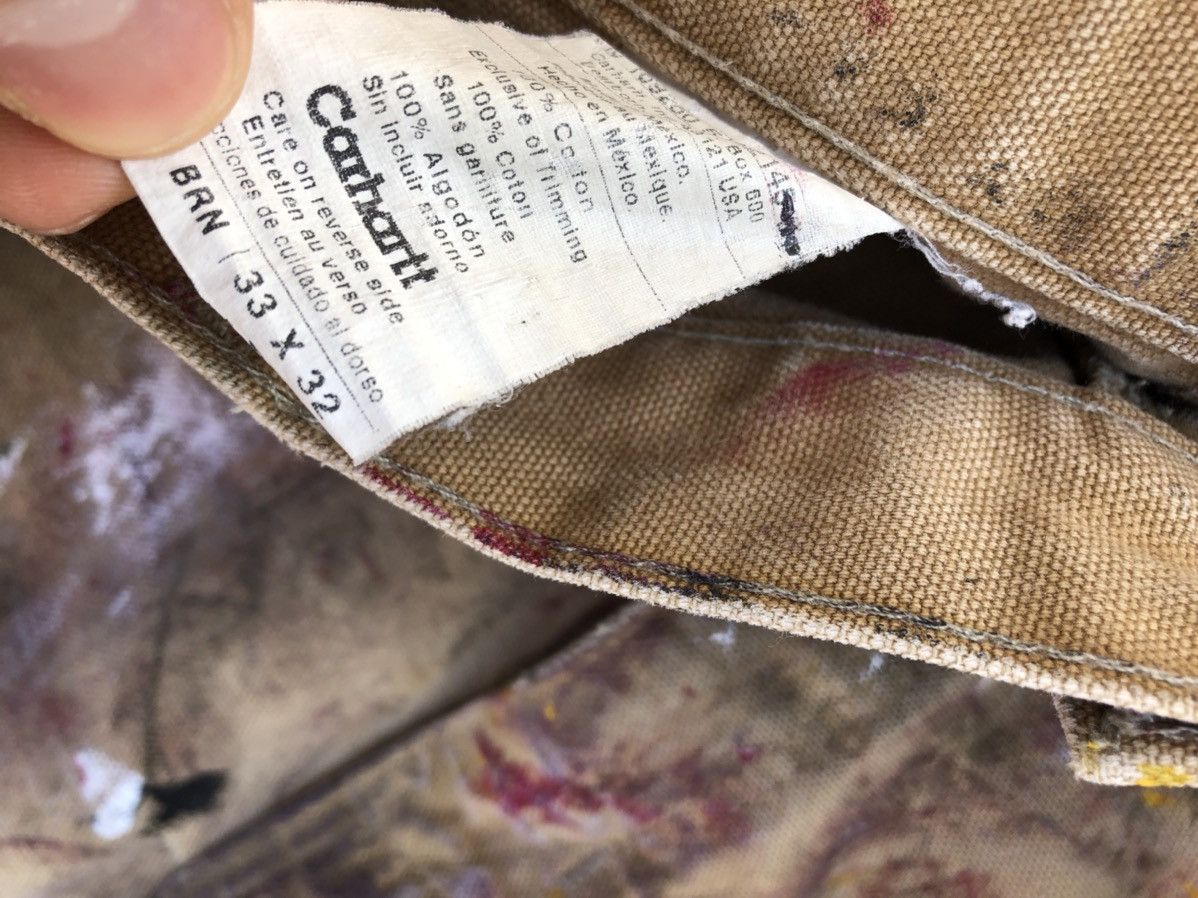 Carhartt Vintage Carhartt Double Knee Painted Carpenter Pants Size US 33 - 8 Thumbnail