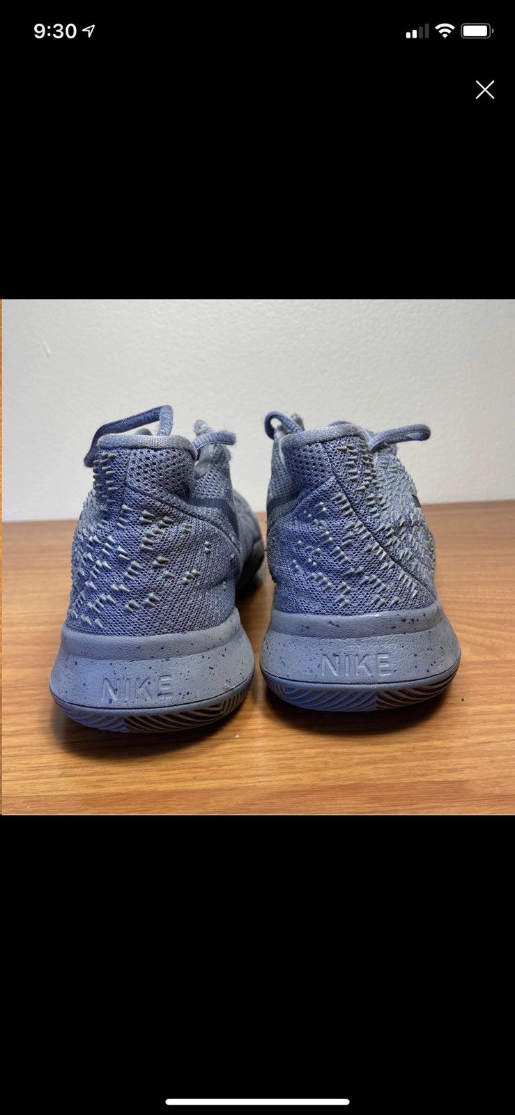 Nike Kyrie 3 Cool Grey Size US 6.5 / EU 39-40 - 4 Thumbnail