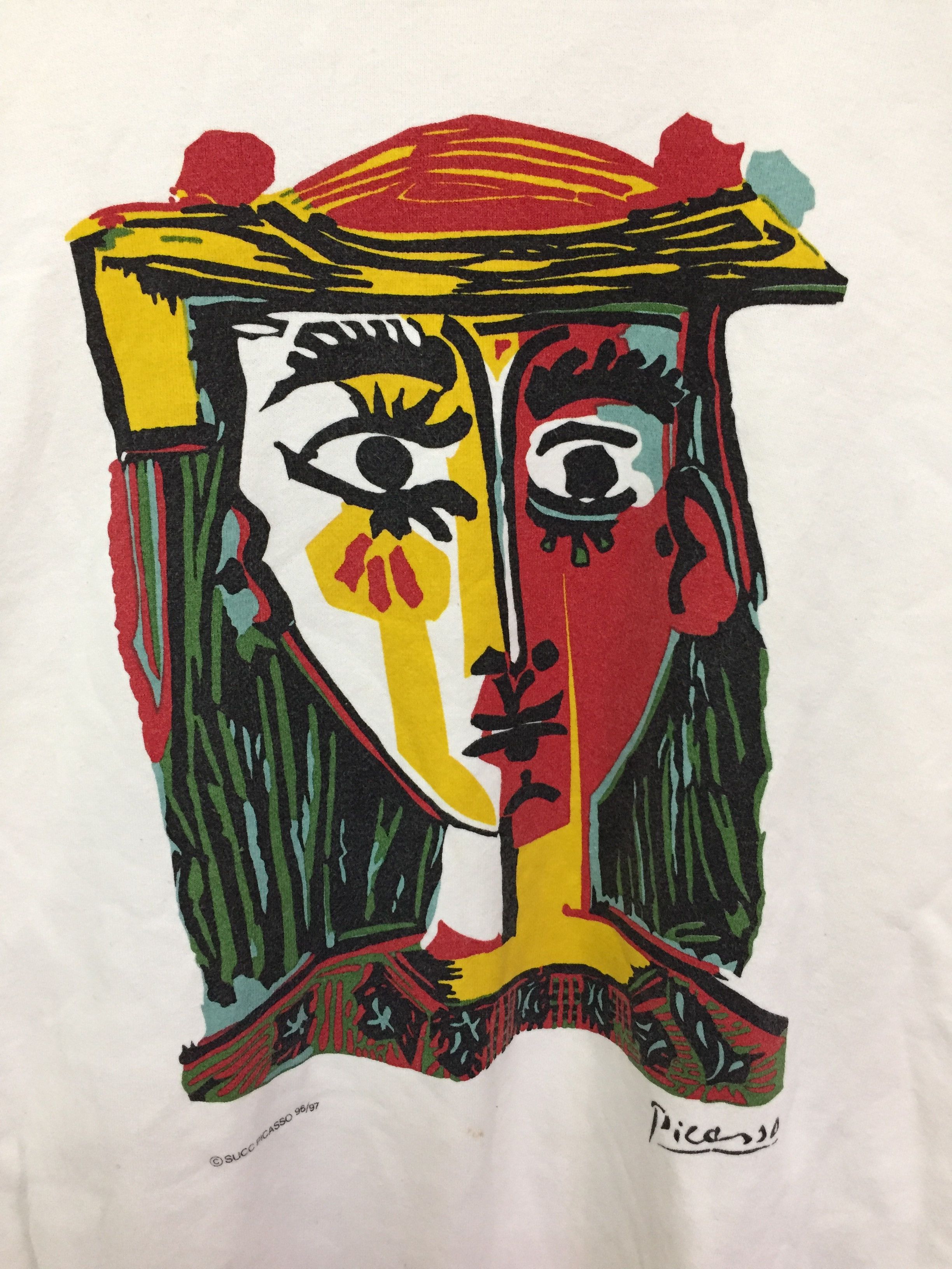 Vintage 1996 pablo PICASSO Sweatshirt Size US M / EU 48-50 / 2 - 6 Thumbnail