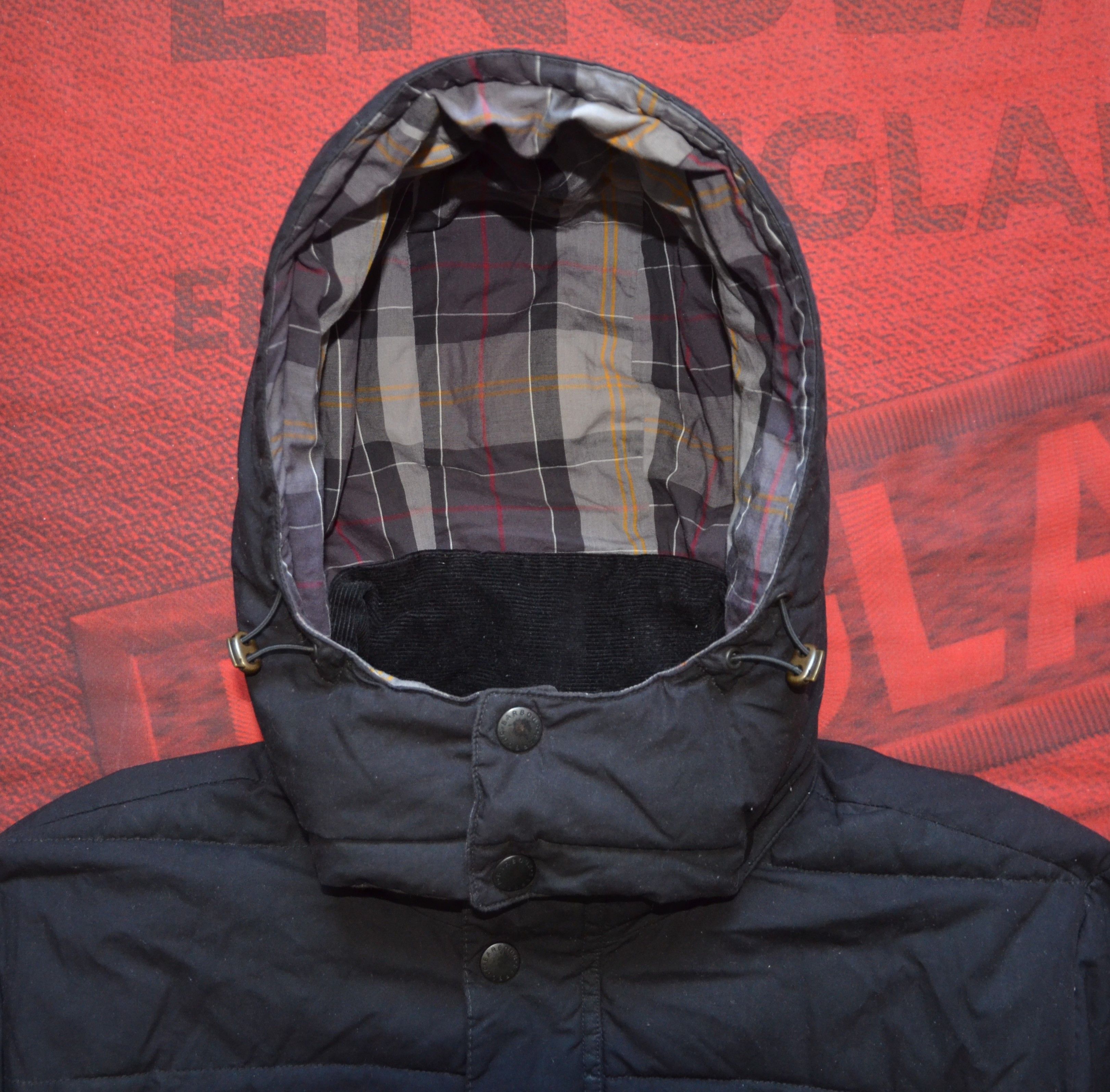 Barbour × Wax London Barbour Hemmingford Wax Mens Jacket With A Hood Size L Navy Size US L / EU 52-54 / 3 - 4 Thumbnail