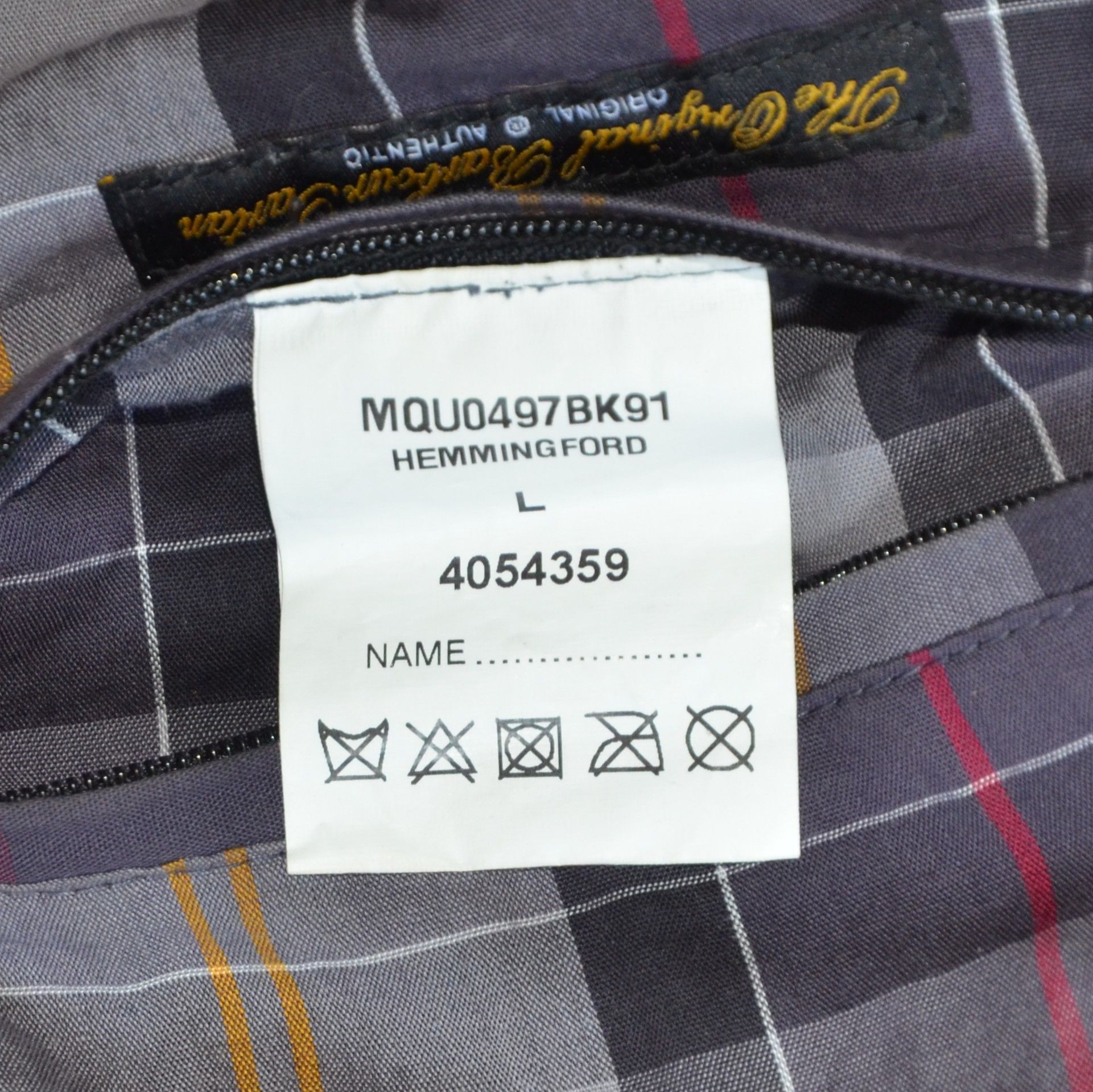 Barbour × Wax London Barbour Hemmingford Wax Mens Jacket With A Hood Size L Navy Size US L / EU 52-54 / 3 - 24 Thumbnail