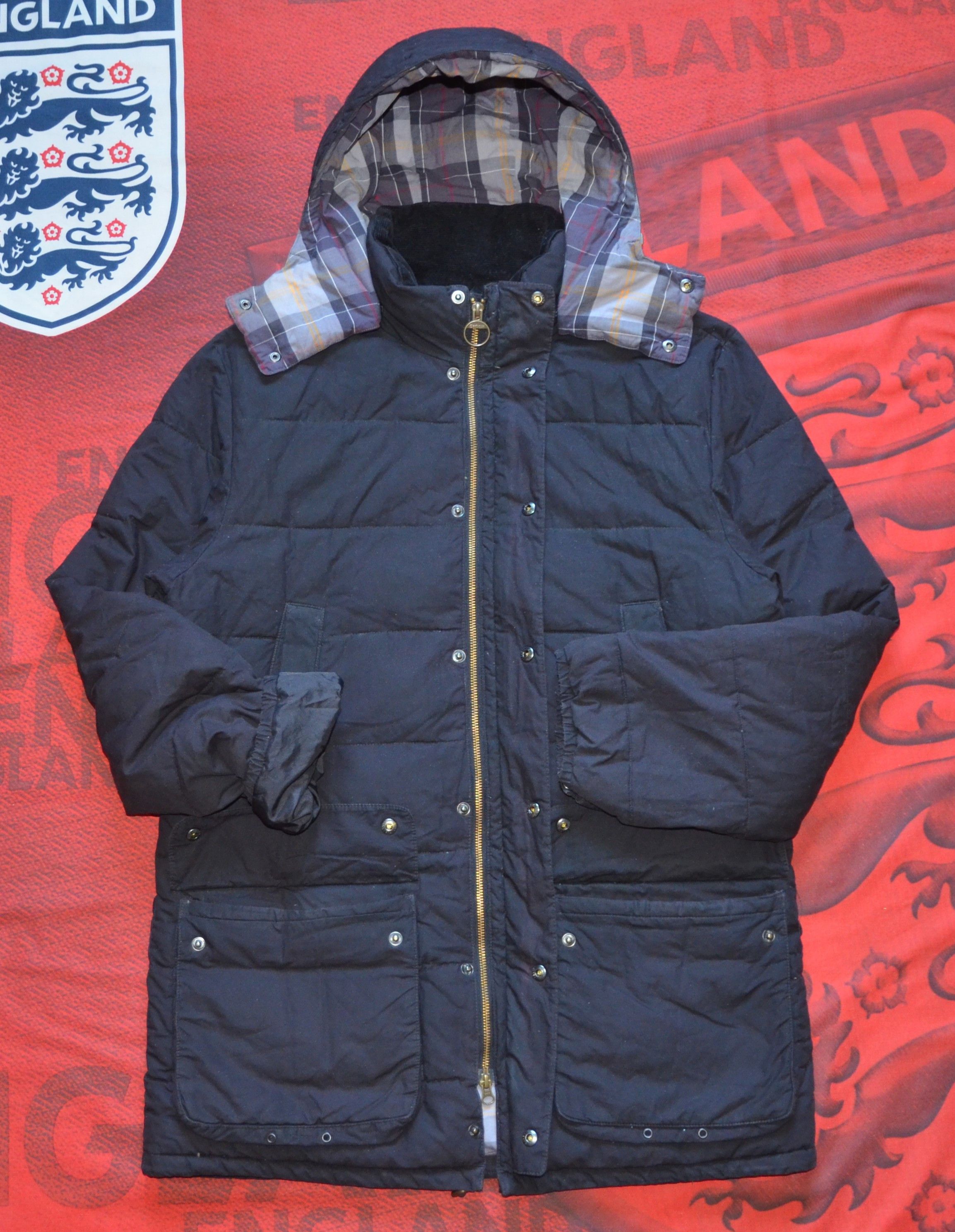 Barbour × Wax London Barbour Hemmingford Wax Mens Jacket With A Hood Size L Navy Size US L / EU 52-54 / 3 - 2 Thumbnail