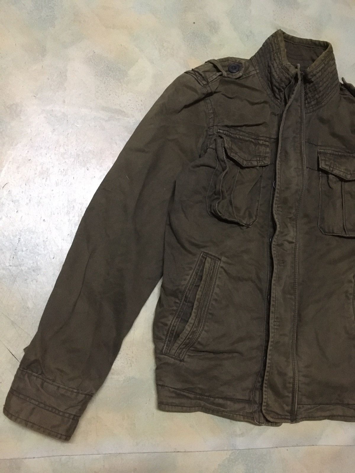 Abercrombie & Fitch Abercrombie & Fitch Military Army Style Jacket Size US L / EU 52-54 / 3 - 2 Thumbnail