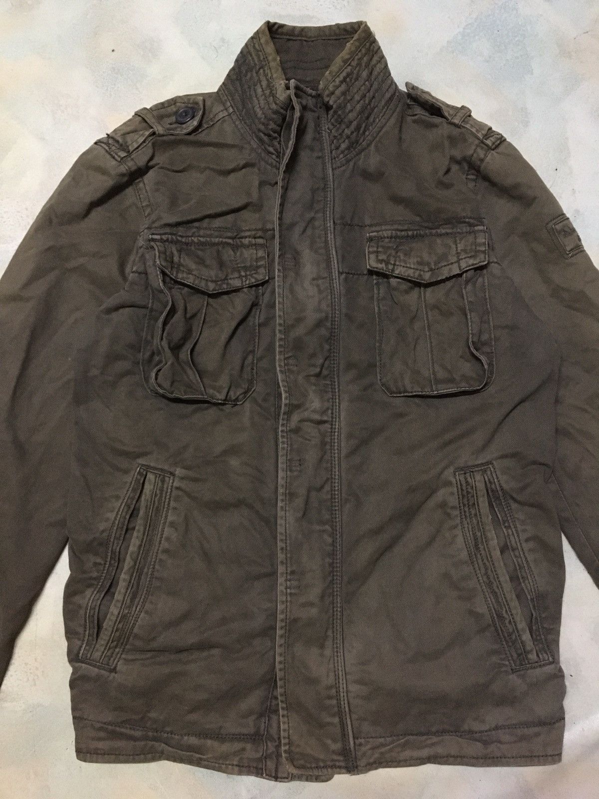 Abercrombie & Fitch Abercrombie & Fitch Military Army Style Jacket Size US L / EU 52-54 / 3 - 3 Thumbnail