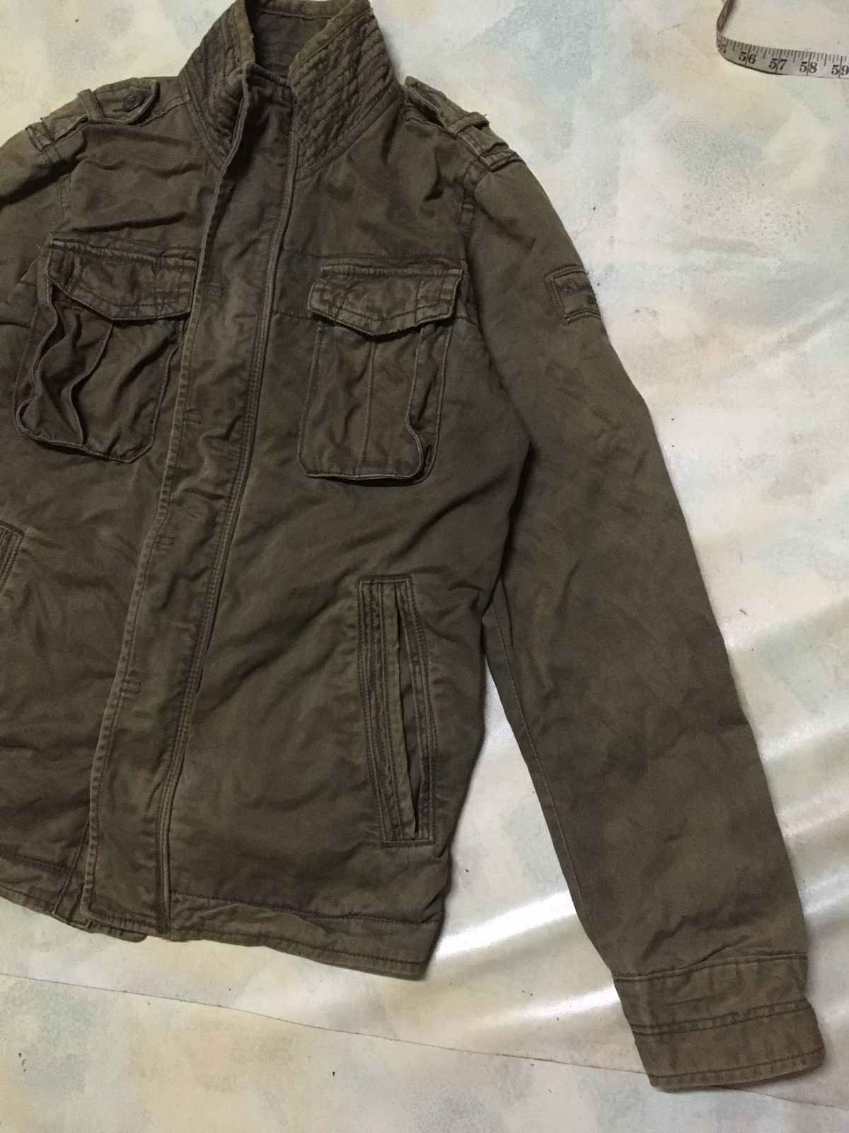 Abercrombie & Fitch Abercrombie & Fitch Military Army Style Jacket Size US L / EU 52-54 / 3 - 4 Thumbnail