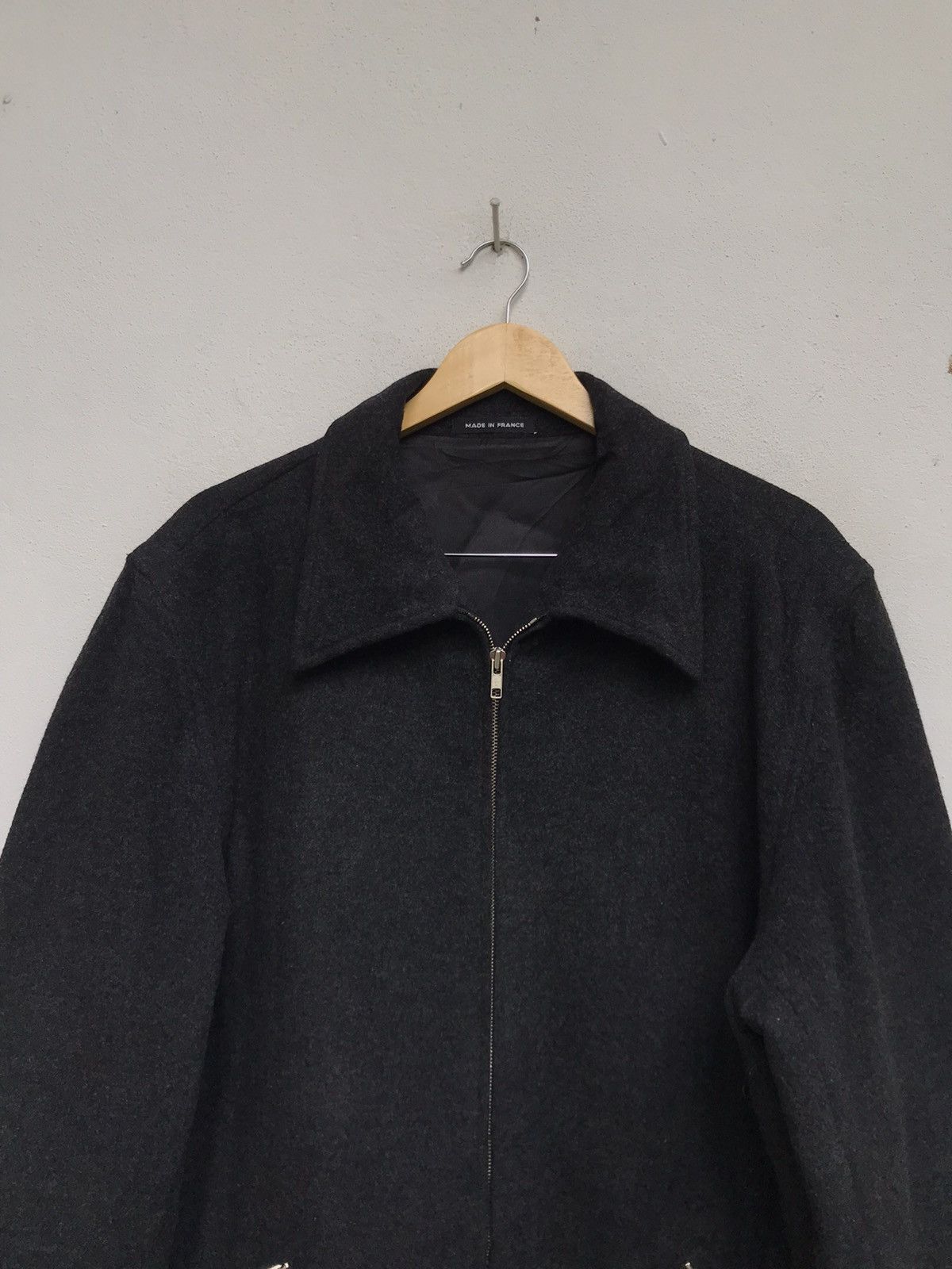 agnes b. Agnes B. Homme Zipper Men Wool Coat Size US M / EU 48-50 / 2 - 7 Thumbnail