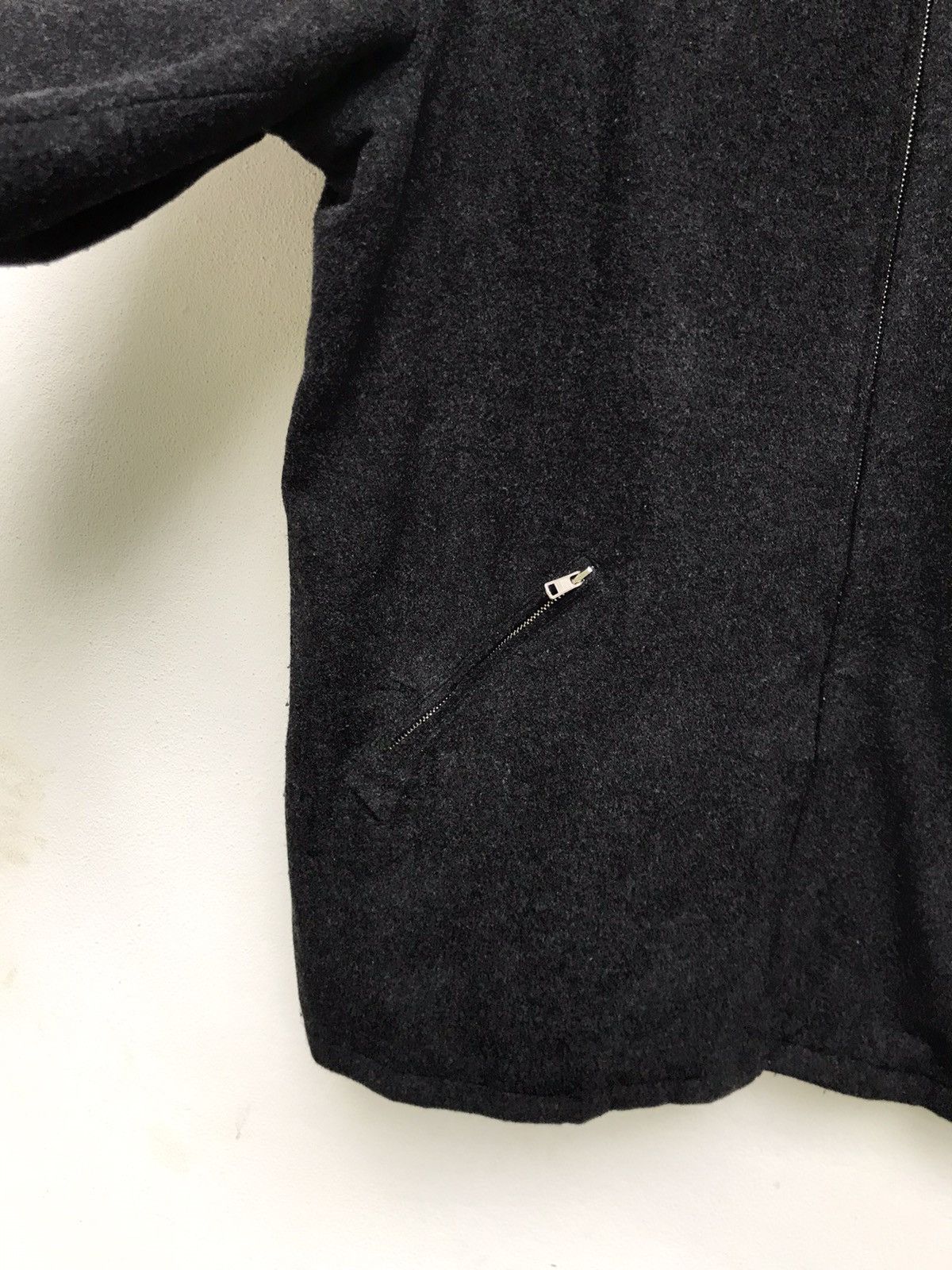 agnes b. Agnes B. Homme Zipper Men Wool Coat Size US M / EU 48-50 / 2 - 4 Thumbnail