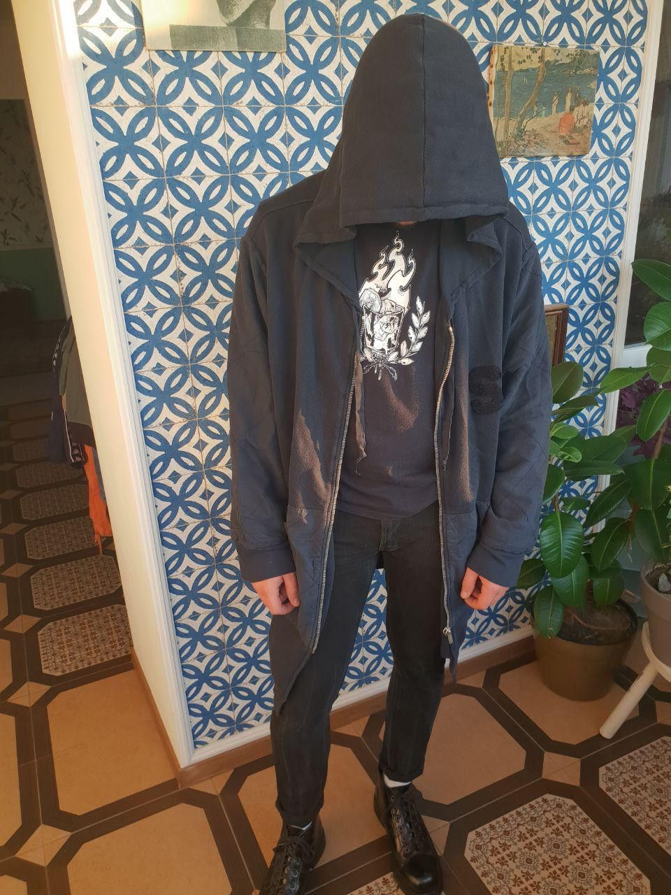 Damir Doma × Japanese Brand × Silent By Damir Doma Rare Damir Doma Layered Monk Coat Cotton Jacket Size US L / EU 52-54 / 3 - 2 Thumbnail