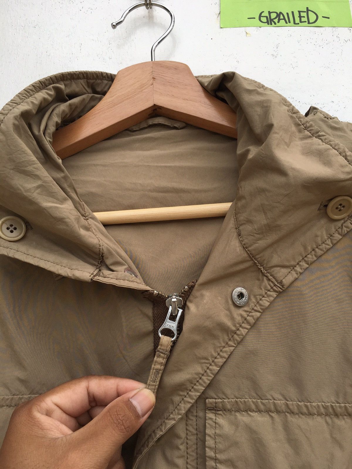 Aspesi Rare Aspesi Parka Hooded Raincoat Size US S / EU 44-46 / 1 - 6 Thumbnail