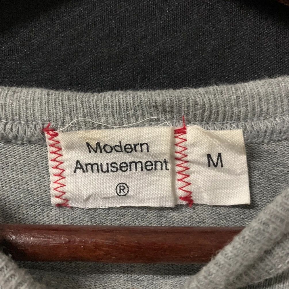 Japanese Brand × Modern Amusement Vintage Modern Amusement Half Sleeve Raglan 3Q Tshirts Size US M / EU 48-50 / 2 - 9 Thumbnail