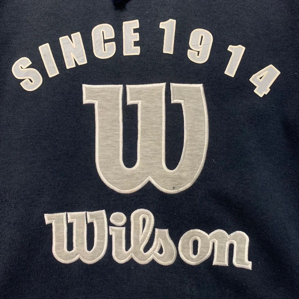 Vintage × Wilson Vintage Wilson Big Logo Hoodie Spell Out Pullover Sweater Size US M / EU 48-50 / 2 - 3 Thumbnail