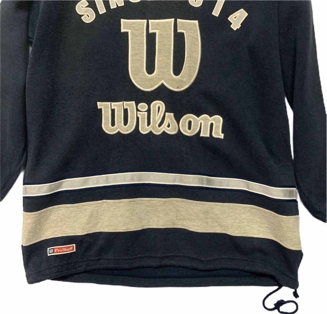 Vintage × Wilson Vintage Wilson Big Logo Hoodie Spell Out Pullover Sweater Size US M / EU 48-50 / 2 - 4 Thumbnail