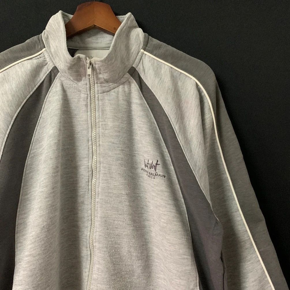 Japanese Brand × Pierre Balmain Vintage Vent Vent x Pierre Balmain Paris Zip Ups Sweater Size US M / EU 48-50 / 2 - 2 Thumbnail