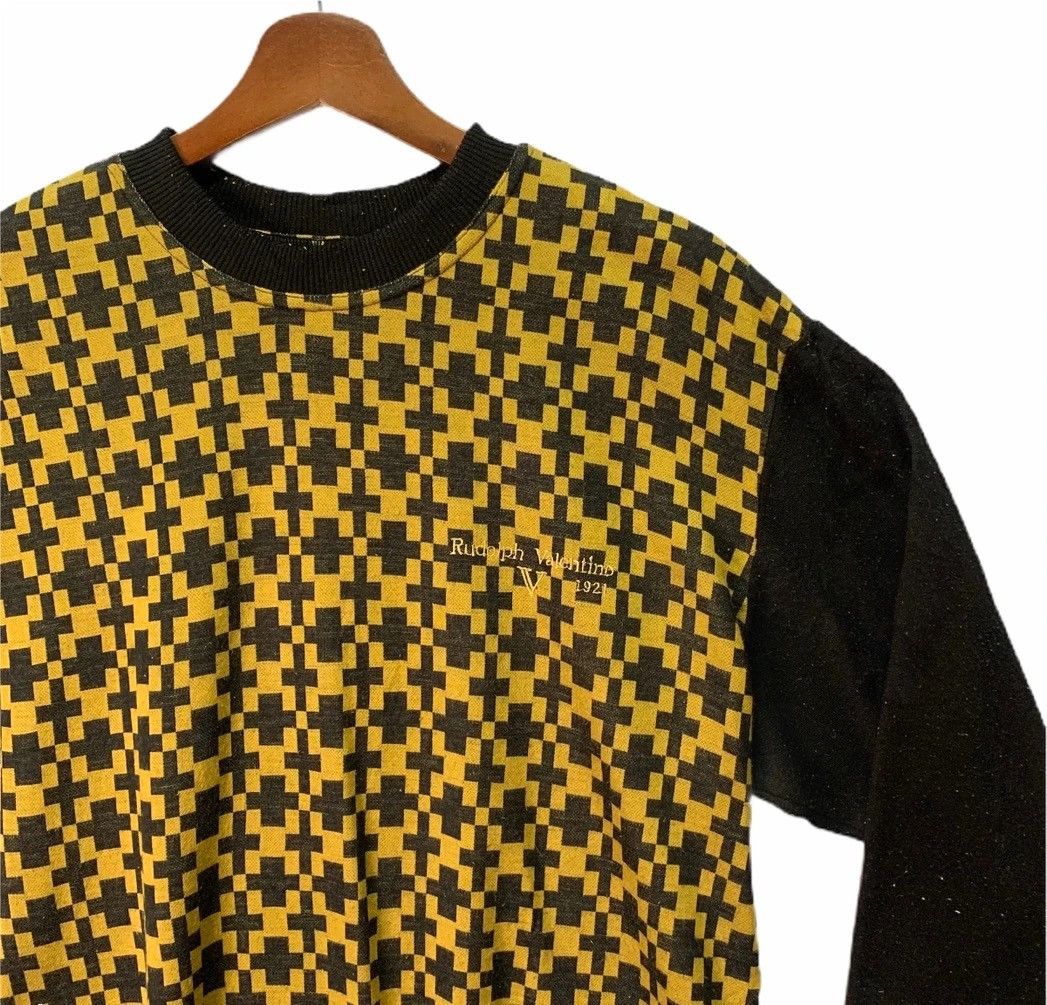 Japanese Brand × Valentino Vintage RudolfValentino Monogram Small Logo Long Sleeve Tee Size US M / EU 48-50 / 2 - 2 Thumbnail