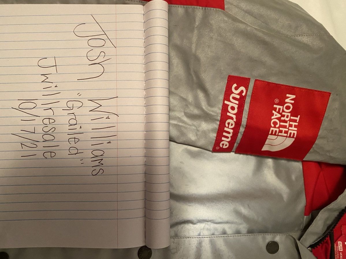 Supreme × The North Face Supreme x The North Face TNF 3m reflective red parka size XL Size US XL / EU 56 / 4 - 7 Thumbnail