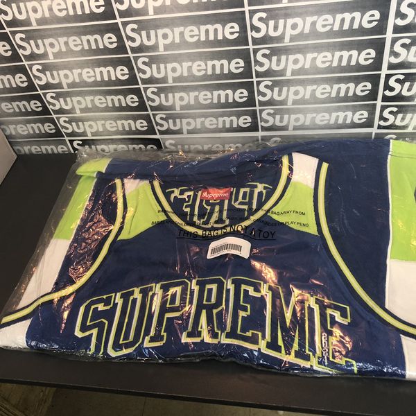 Supreme Terry Basketball Jersey | Grailed