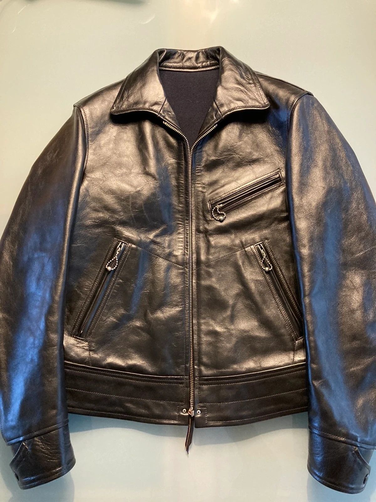 Freewheelers Mulholland Leather Jacket, size 38