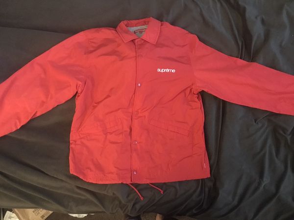 Supreme Supreme Five Boroughs Coach Jacket Red | Grailed