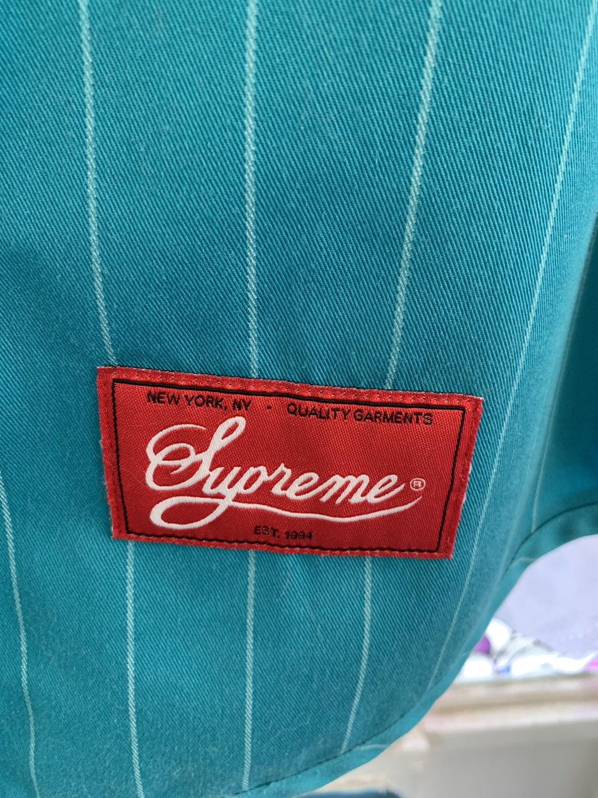 Supreme Supreme Baseball Jersey SS 2012 Teal XL Size US XL / EU 56 / 4 - 5 Thumbnail