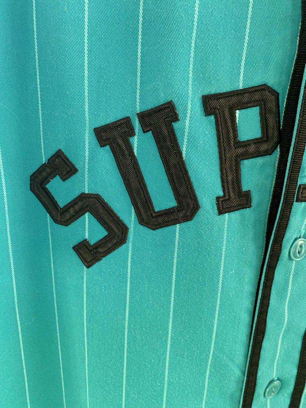 Supreme Supreme Baseball Jersey SS 2012 Teal XL Size US XL / EU 56 / 4 - 7 Thumbnail
