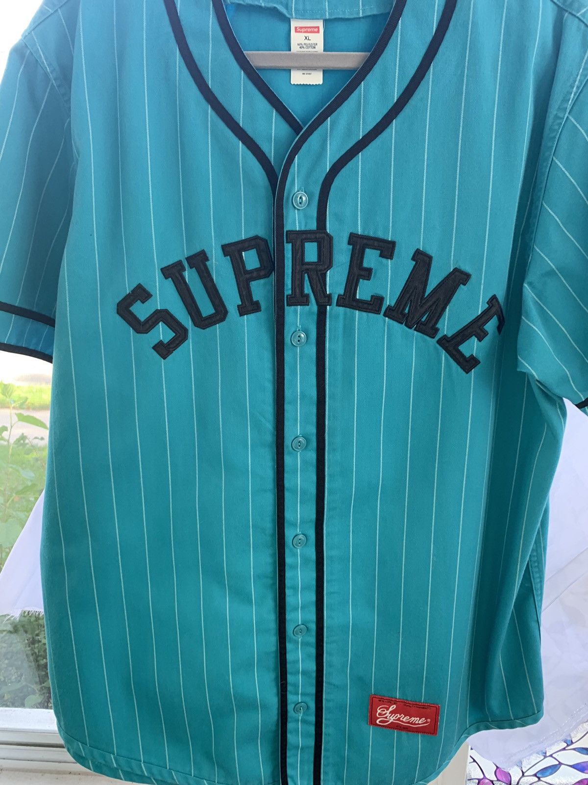 Supreme Supreme SS19 Corduroy Baseball Jersey | Grailed