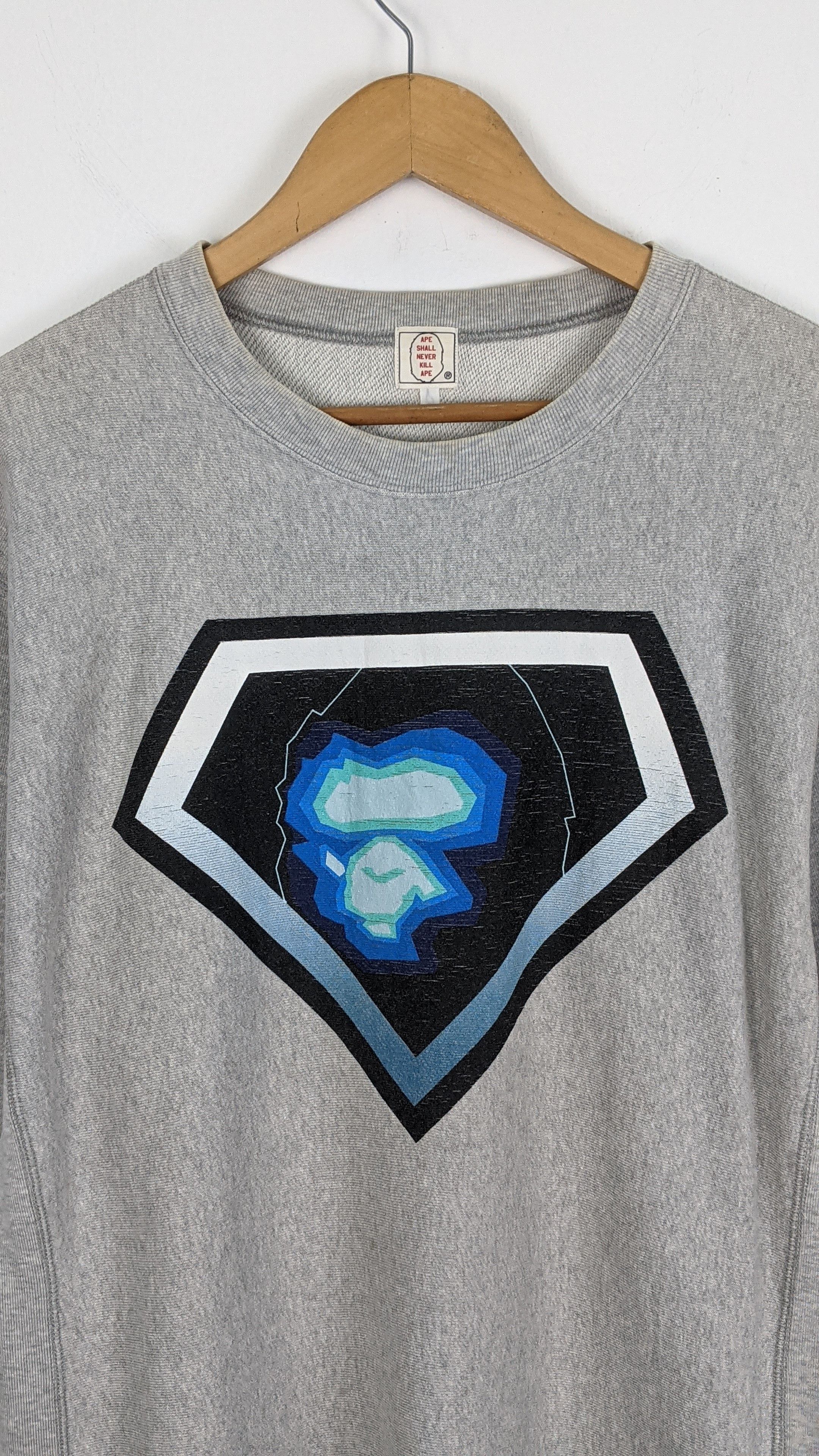 Bape A Bathing Ape Superman sweatshirt Size US L / EU 52-54 / 3 - 2 Thumbnail