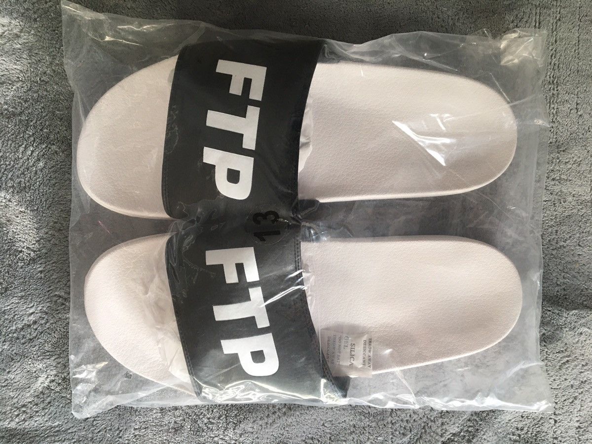 Fuck The Population FTP 13 TWO TONE LOGO SLIDES Size US 13 / EU 46 - 2 Thumbnail